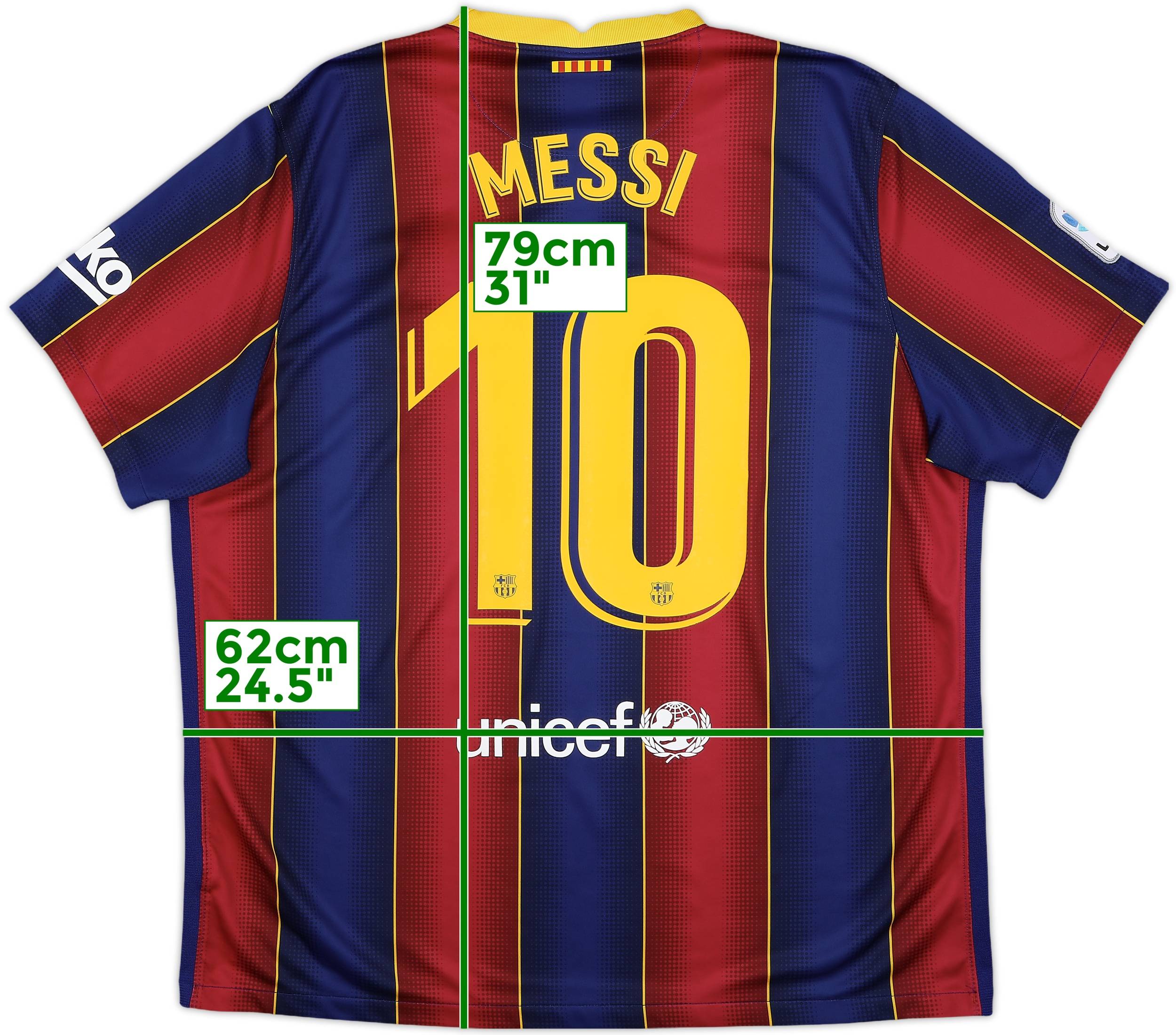 最も完璧な Home Barcelona 2020-21 Shirt (XXL) - 9/10 - #10 Messi ウェア