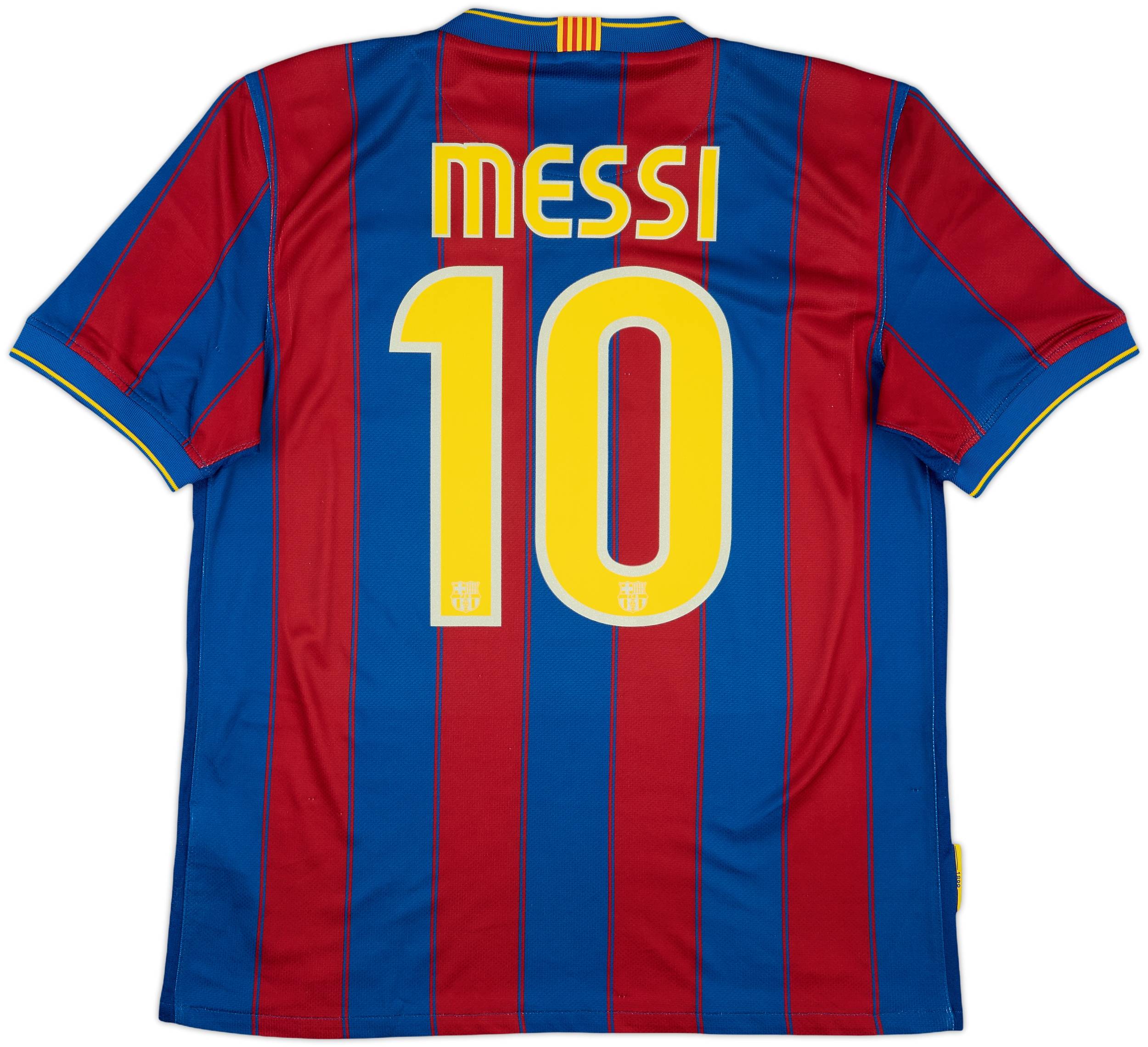 2009-10 Barcelona Home Shirt Messi #10 - 8/10 - (M)