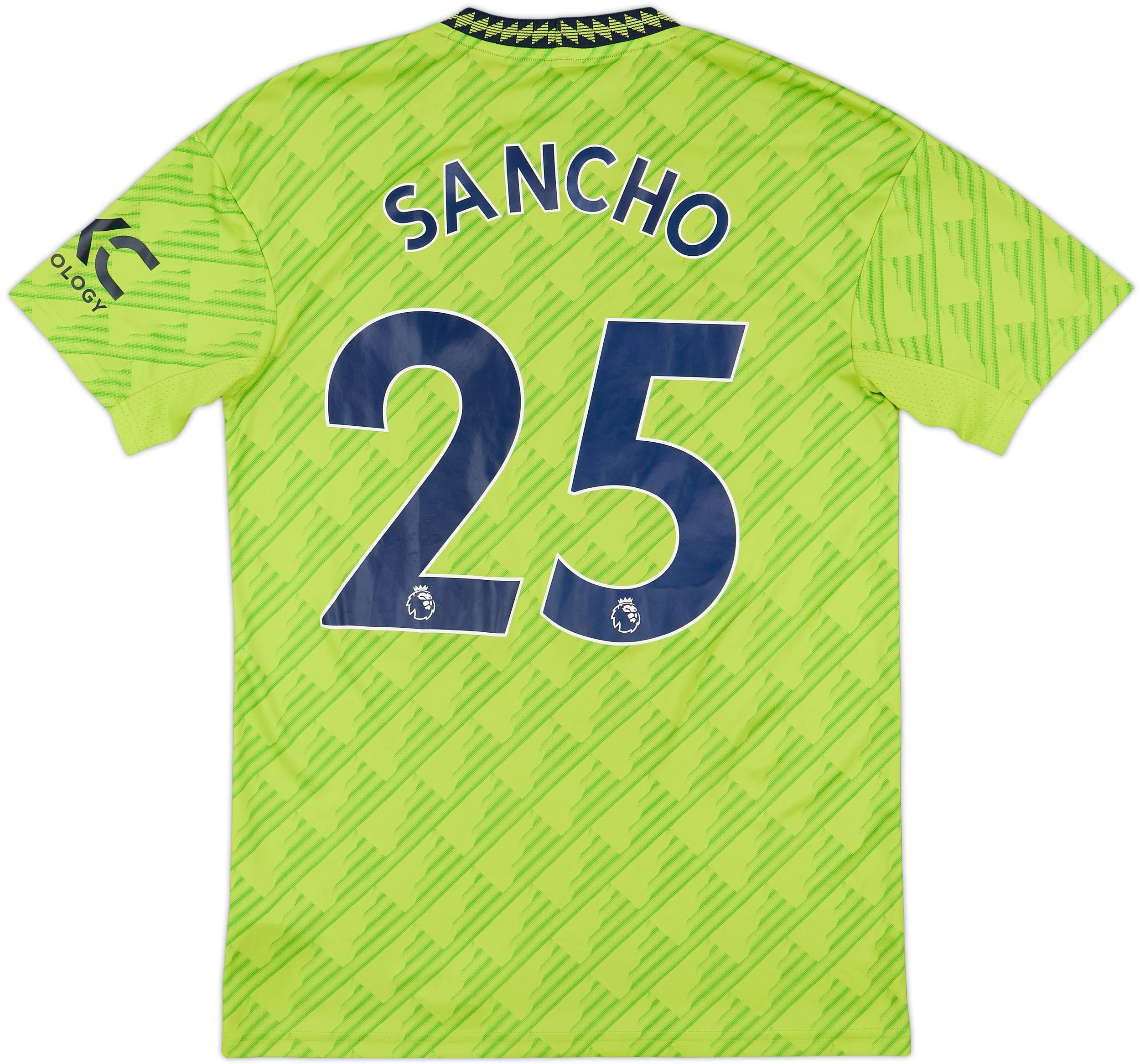 Manchester United SANCHO 25 ユニフォーム 2021-22 Manchester United Home Shirt Sancho #25 - 8/10 - (L)