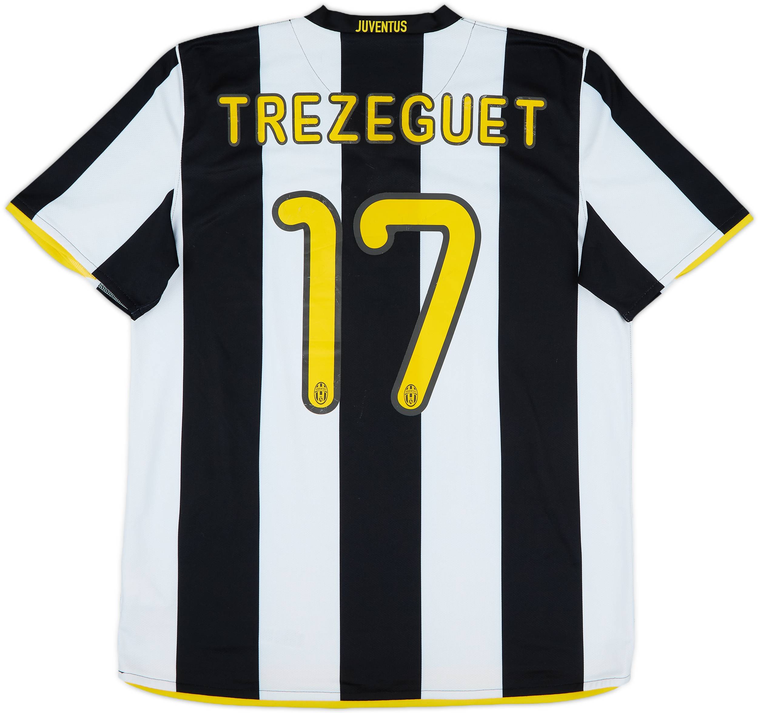 2008-09 Juventus Home Shirt Trezeguet #17 - 6/10 - (L)