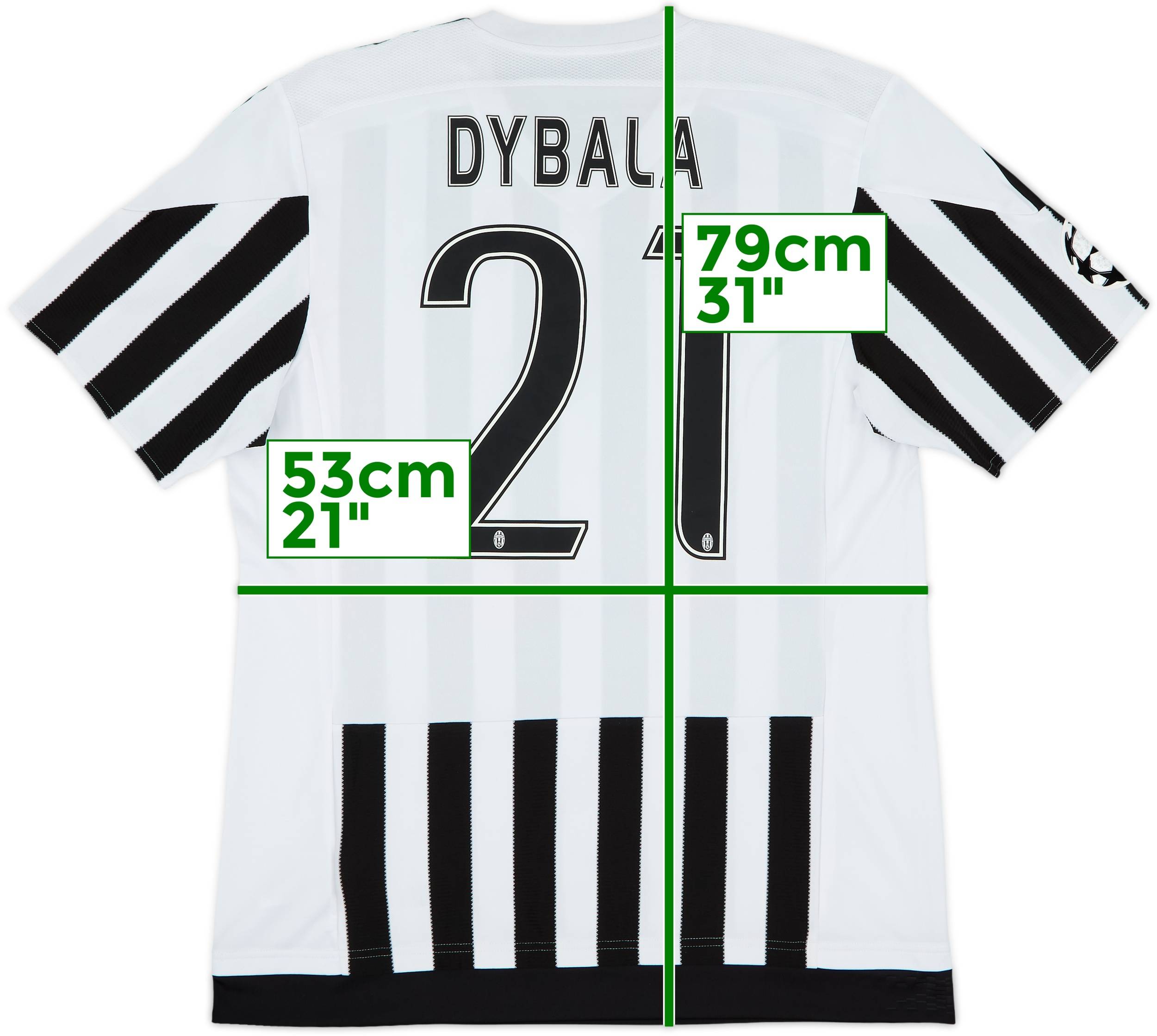 2015-16 Juventus Third Shirt Dybala #21 (XL)