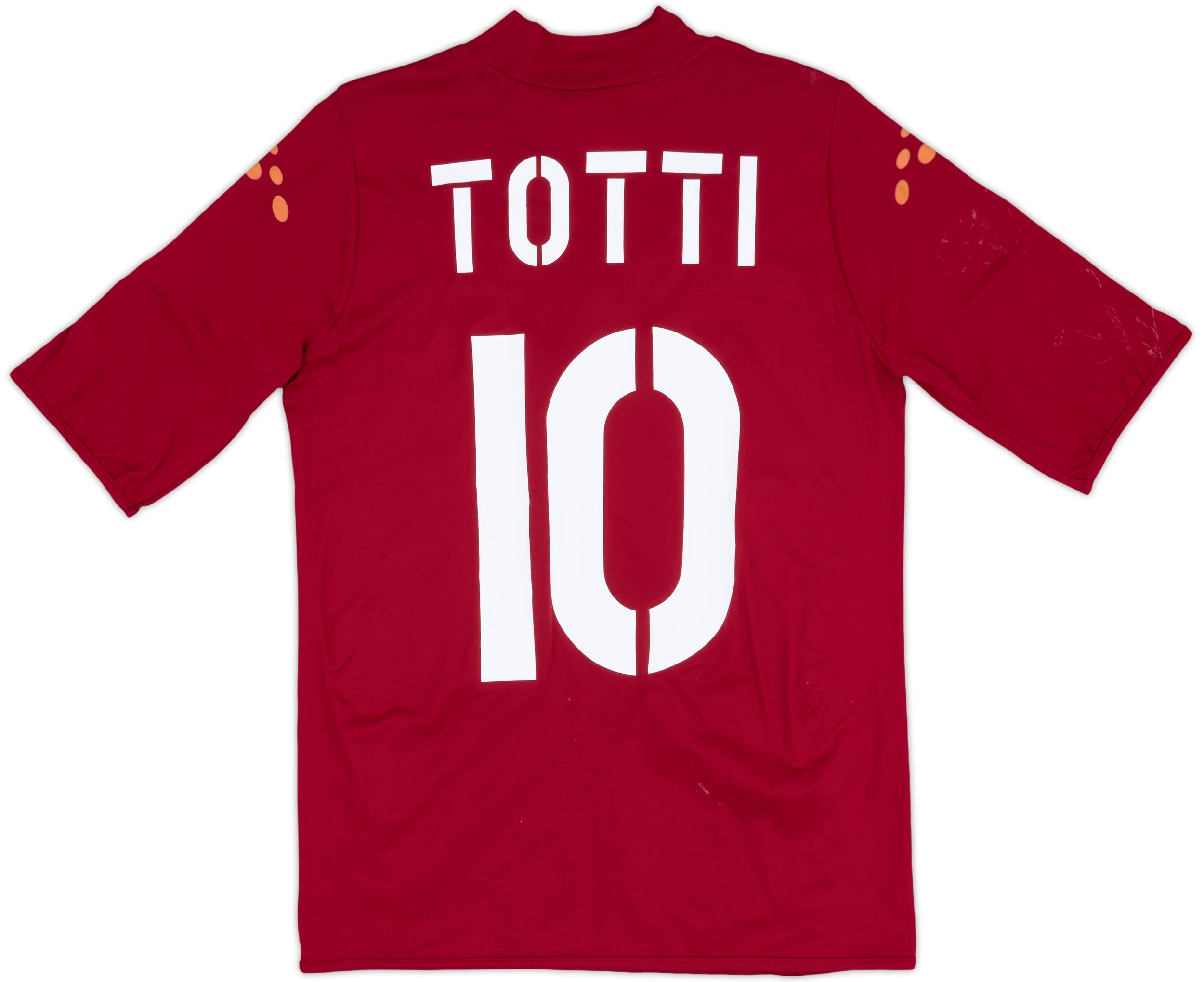 【国内在庫】 2003-04 Roma (S) - 6/10 - #10 Totti Shirt Home ウェア