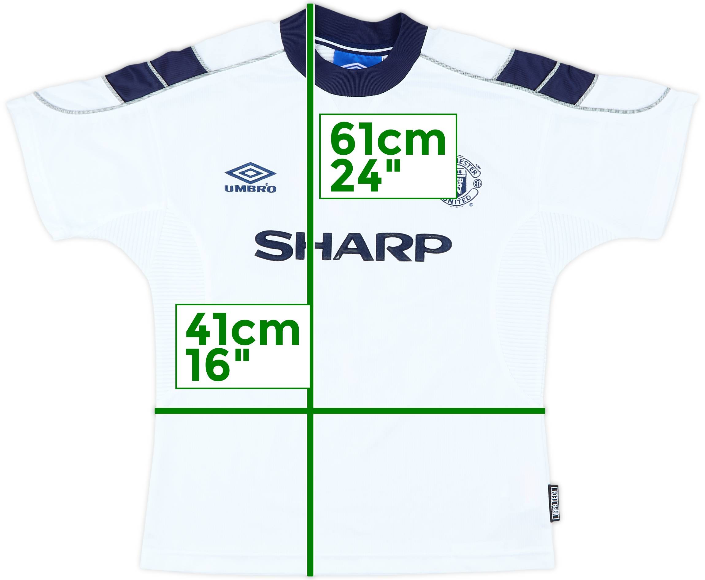 1999-00 Manchester United Third Shirt - 7/10 - (L.Boys)