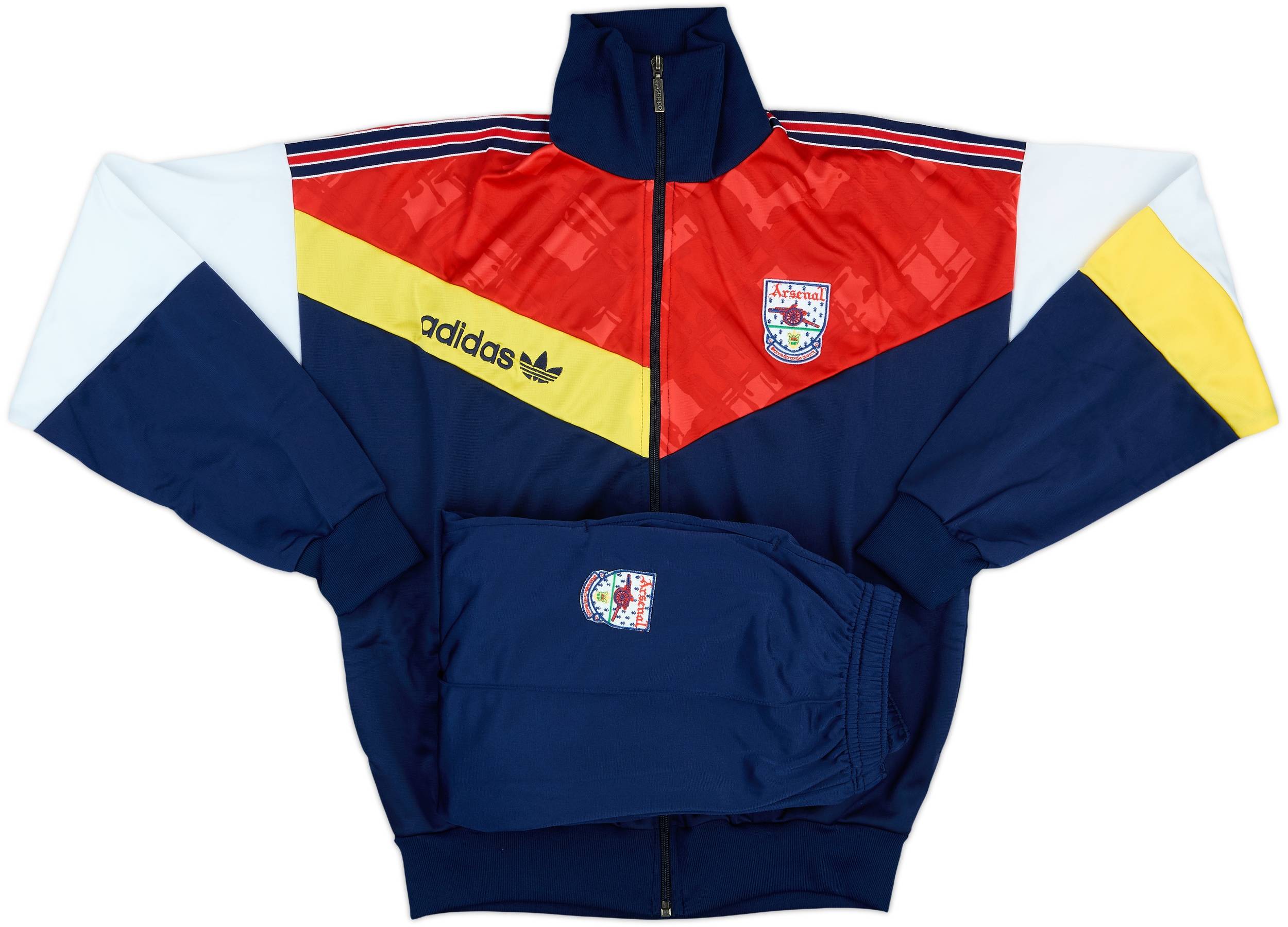 1990-92 Arsenal adidas Tracksuit - 9/10 - (M)