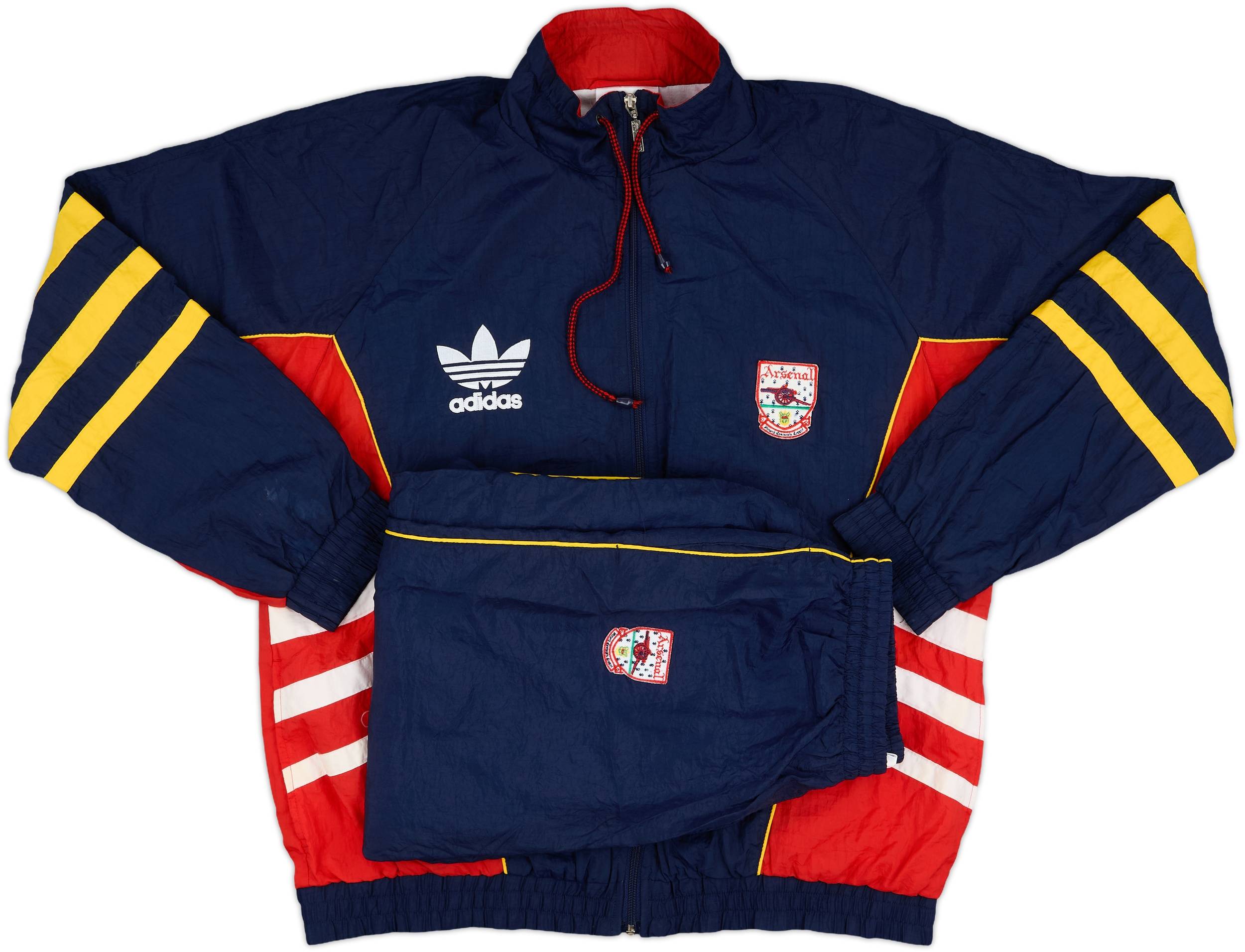 1990-92 Arsenal adidas Tracksuit - 9/10 - (L)