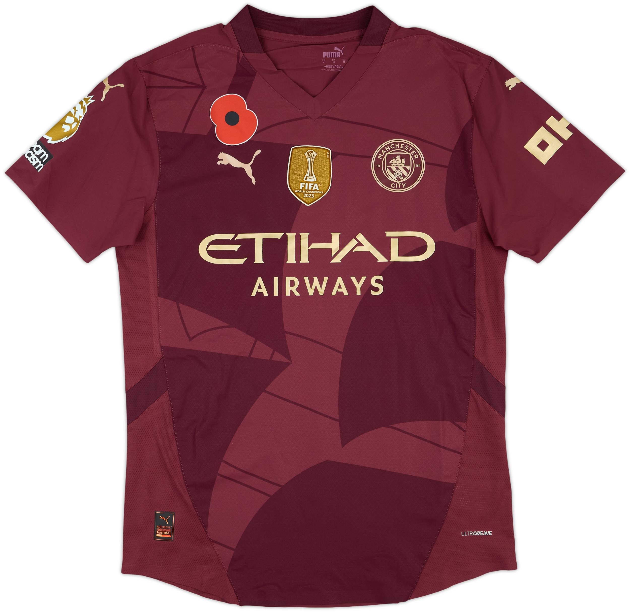 2024-25 Manchester City Match Issue Third Shirt Ruben #3