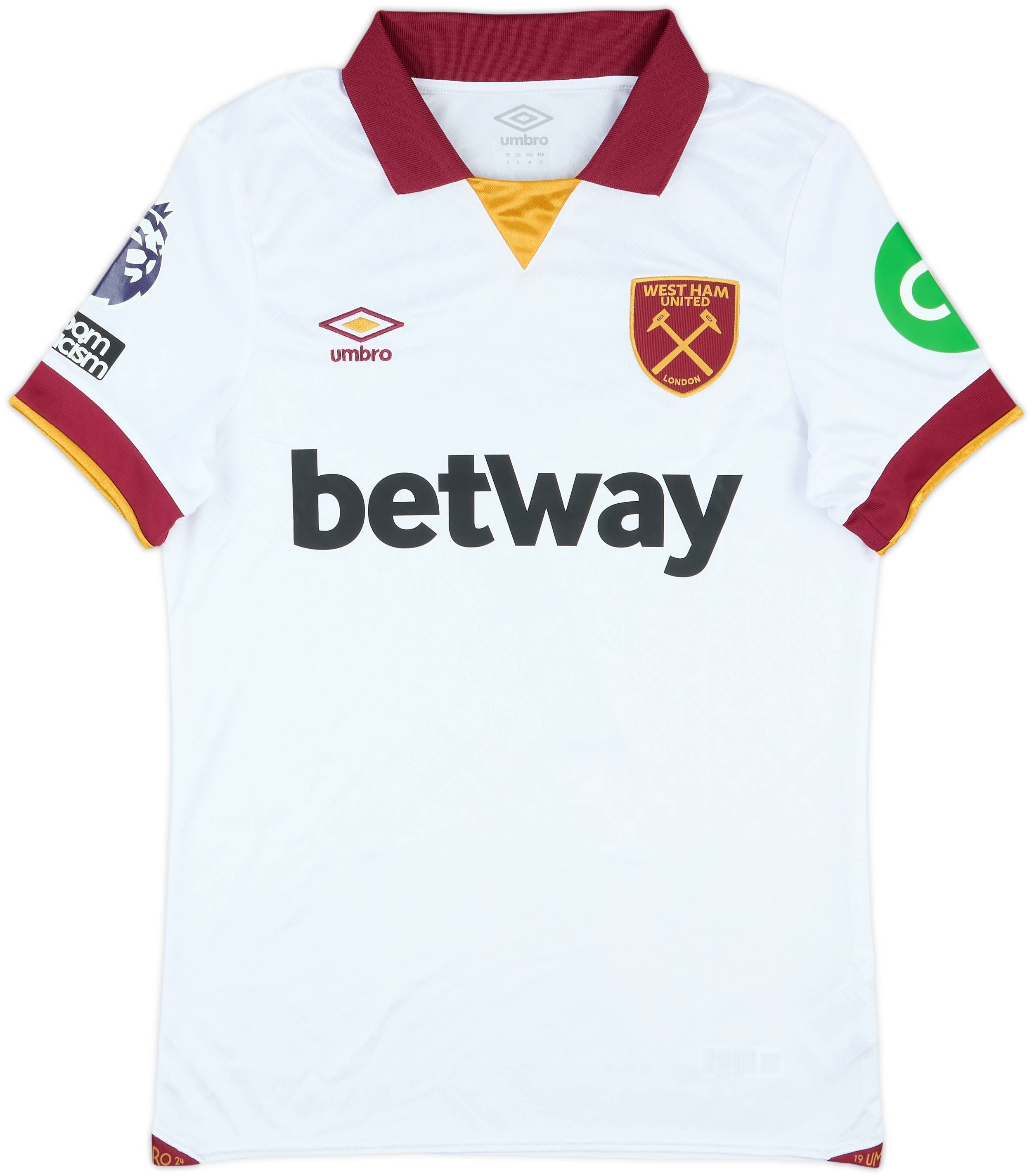 2024-25 West Ham Match Issue Third Shirt Summerville #7