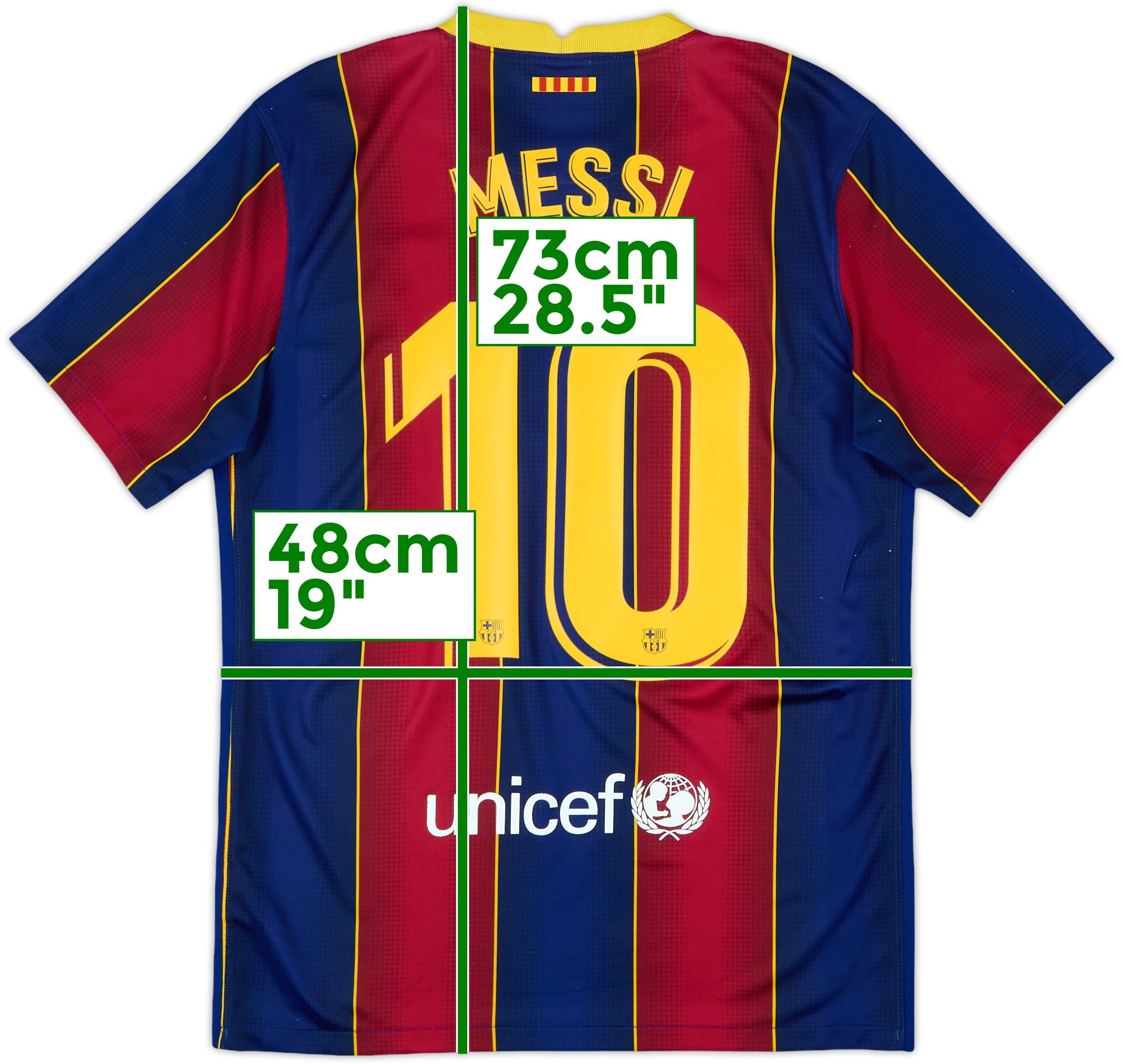 史上一番安い Barcelona 2020-21 Home (M) - 5/10 - #10 Messi Shirt ウェア