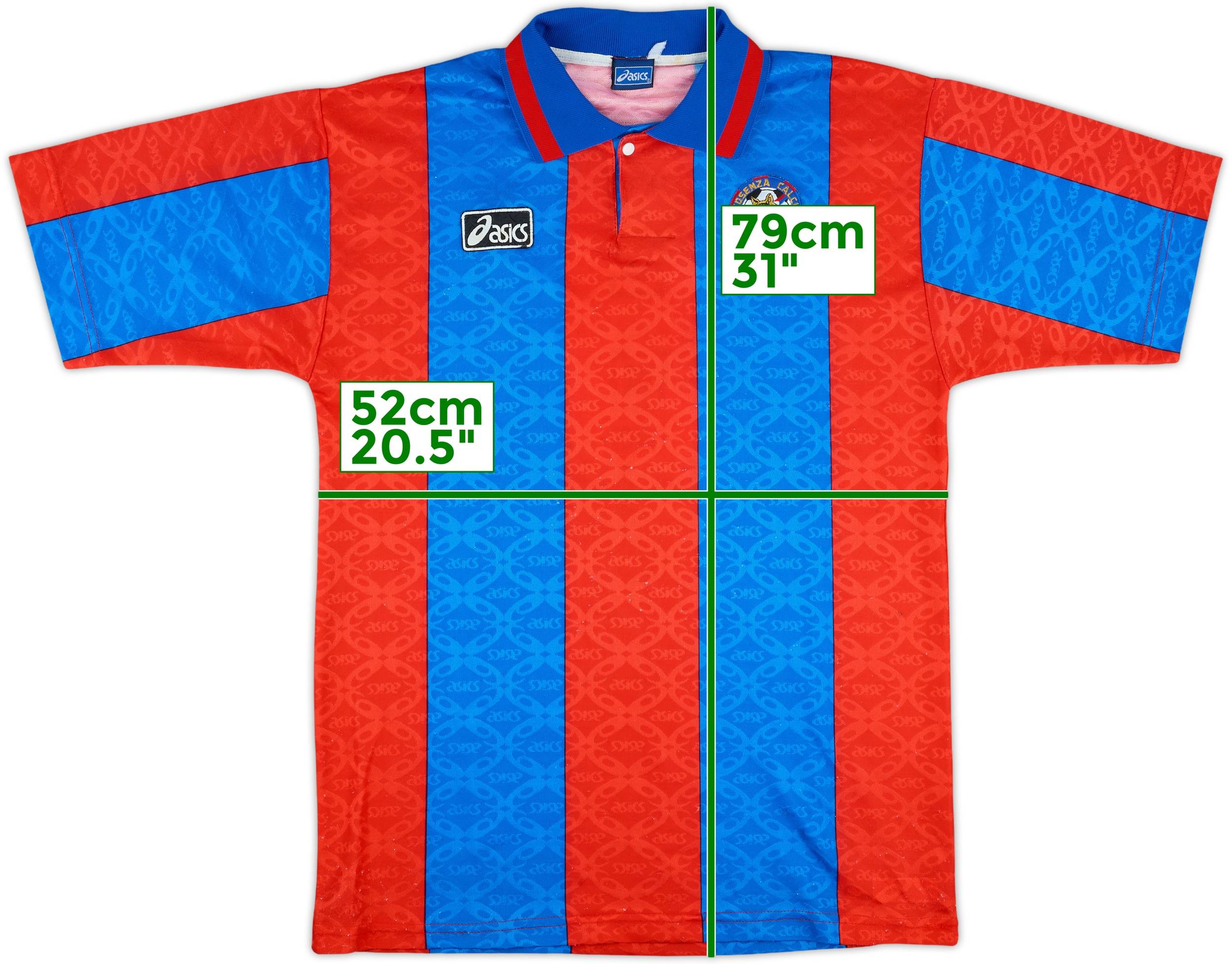 ウェア CALCIO COSENZA AWAY JERSEY 93/94 ASICS Maglia COSENZA M Away 1993/94 - Arsij Store - Vendita di