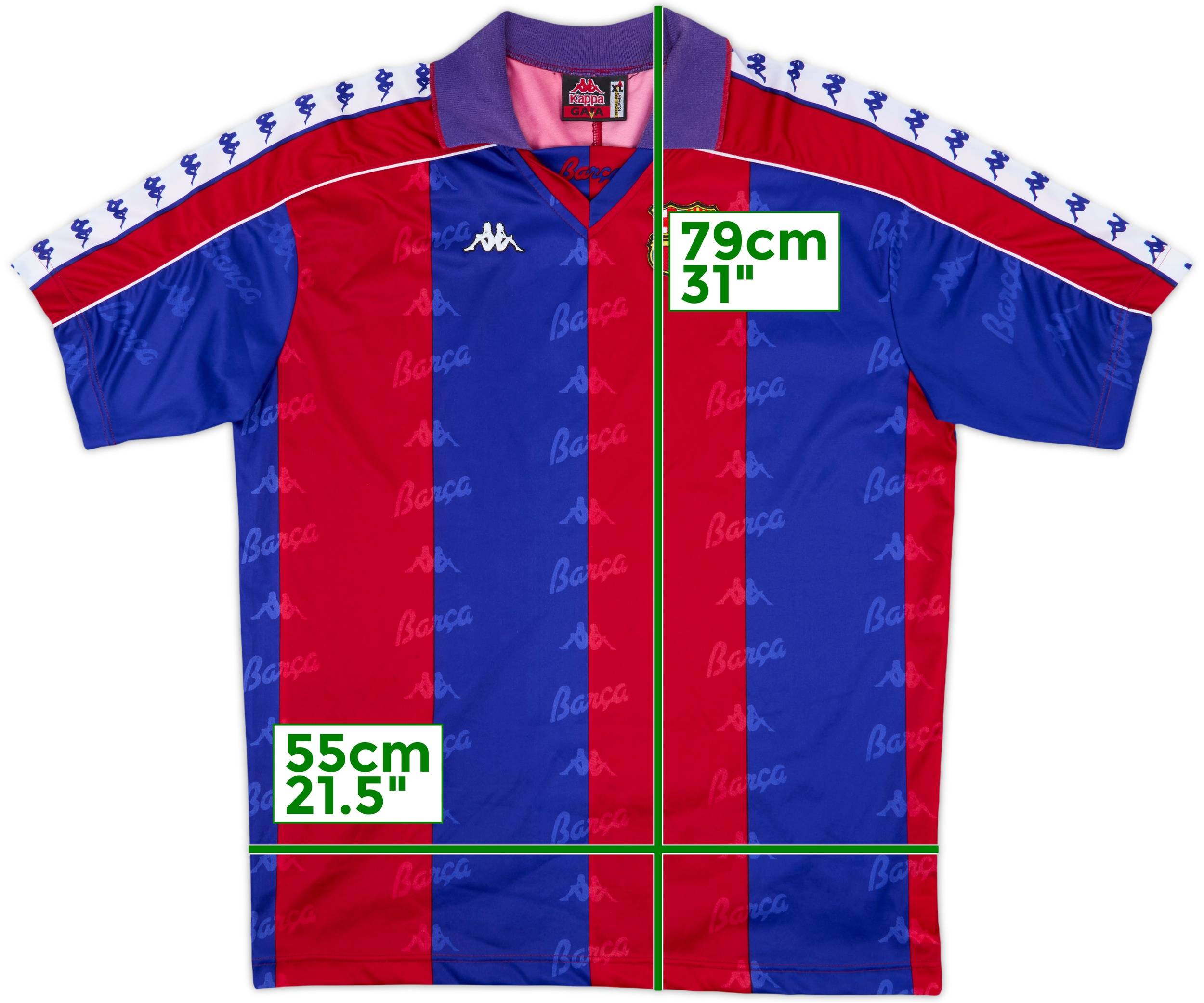 1992-95 Barcelona Home Shirt - 9/10 - (XL)