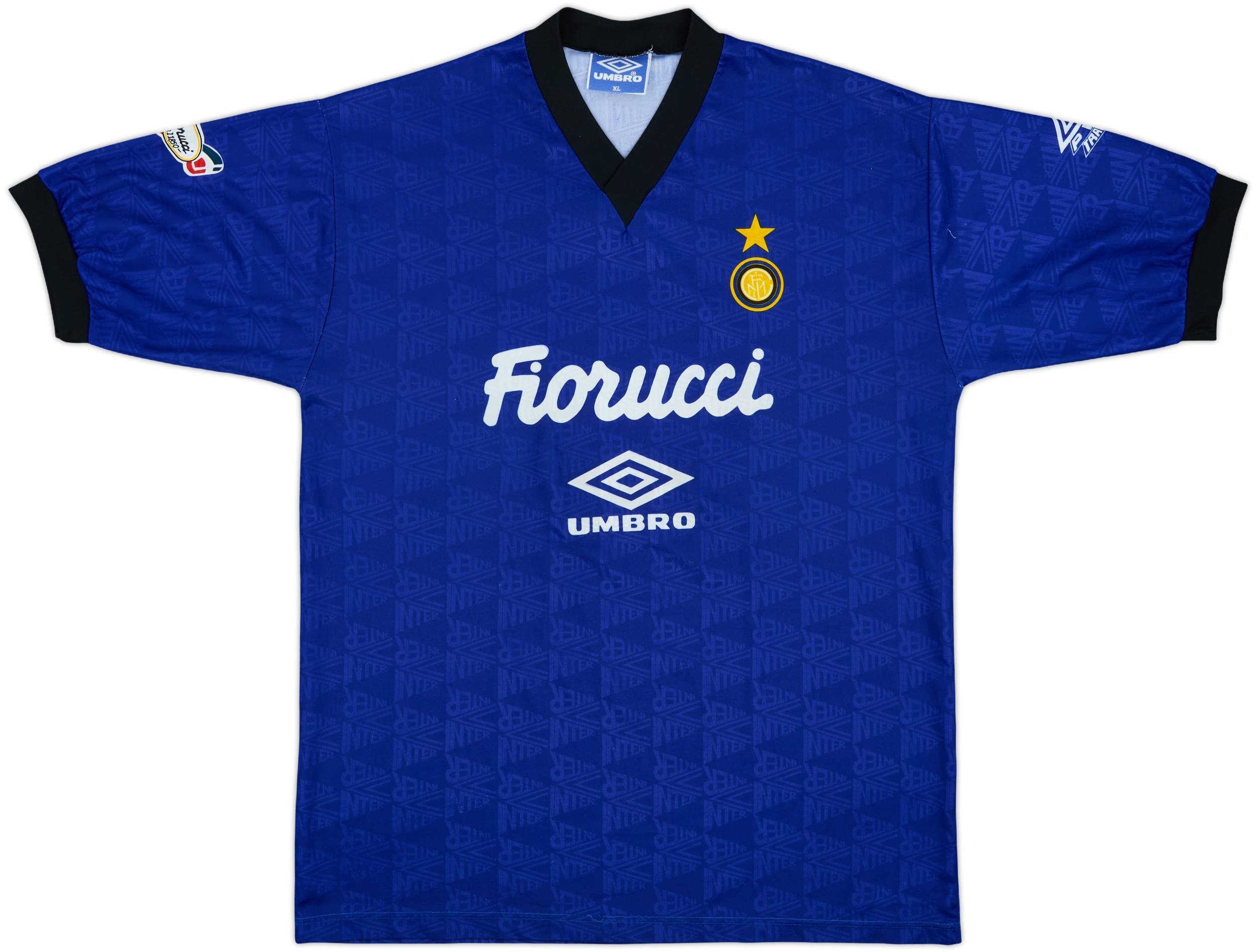 人気新品 1992-93 Inter (XL) - 9/10 - Shirt Training Umbro Milan トップス