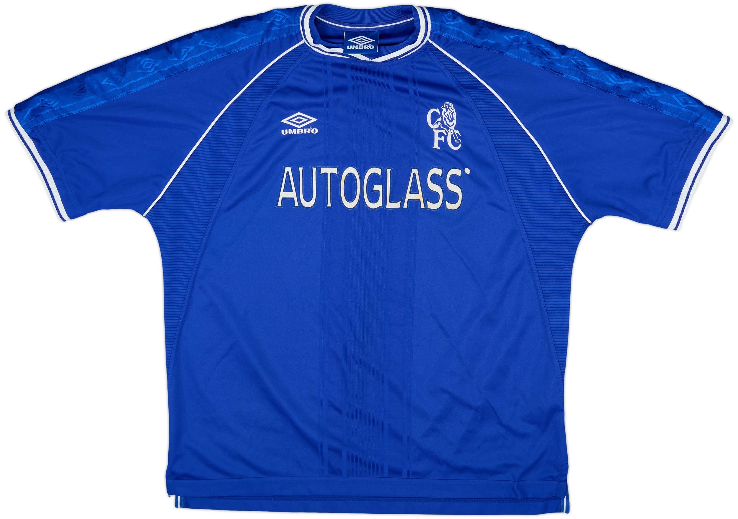 1999-01 Chelsea Home Shirt Zola #25 - 9/10 - (XXL)