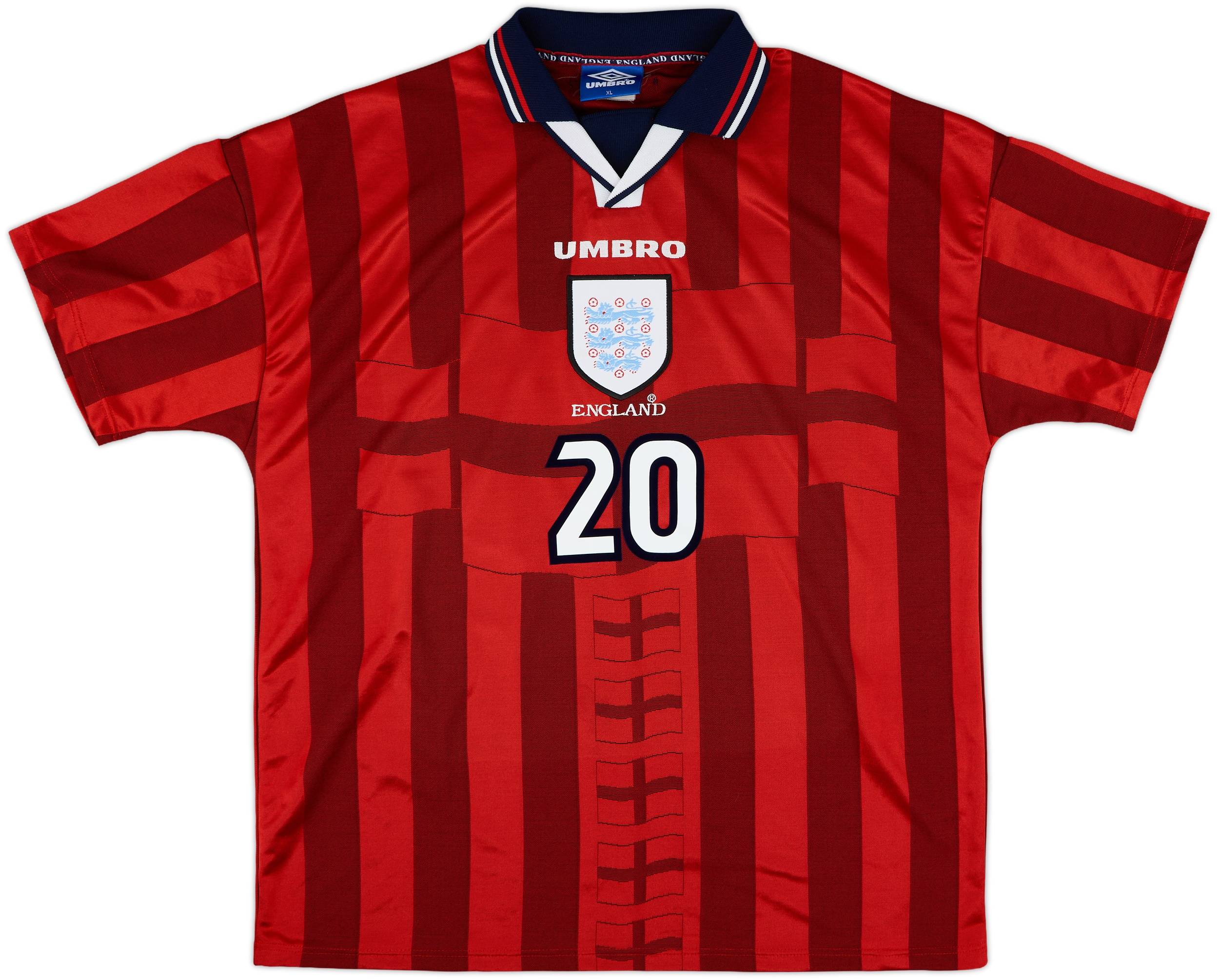 1997-99 England Away Shirt Owen #20 - 9/10 - (XL)