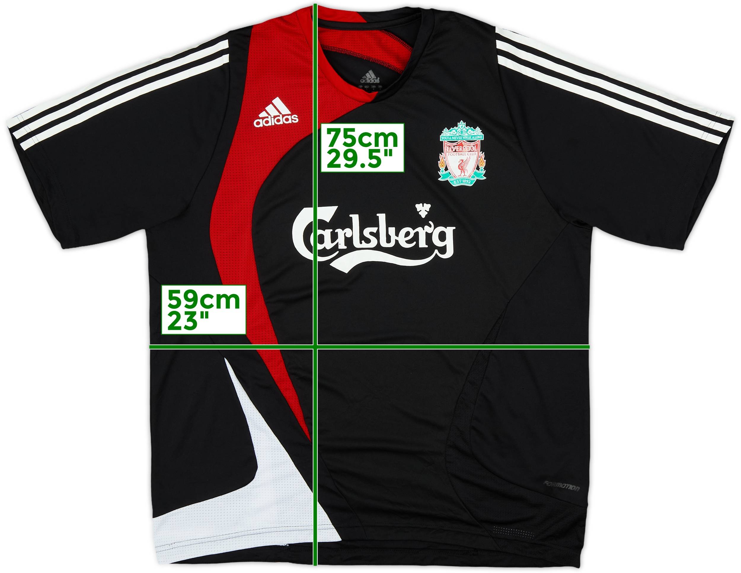 2007-08 Liverpool adidas Formotion Training Shirt - 5/10 - (L)