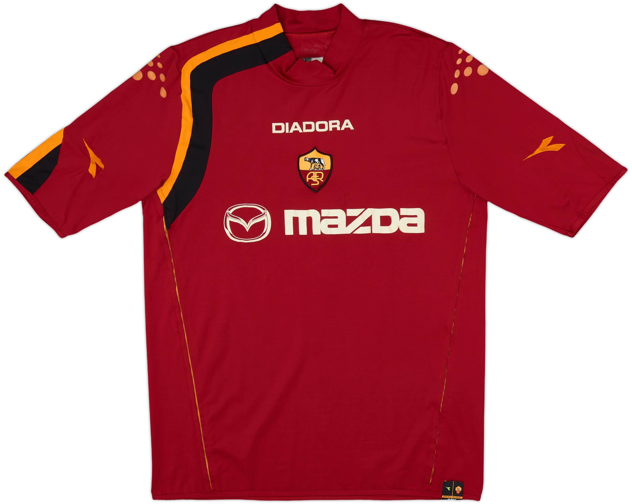 ASローマ Totti 10番 シャツ DIADORA AS Roma Totti #10 2003 2004 Soccer Shirt Jersey Knit Diadora
