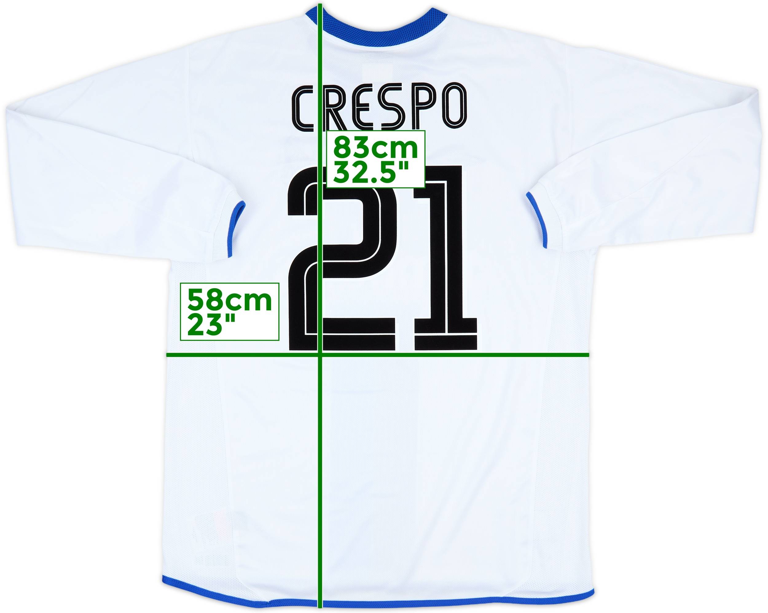 Chelsea FC Crespo 21番 シャツ 2005-06 Chelsea Centenary Home Shirt Crespo #21 - 8/10 - (L)