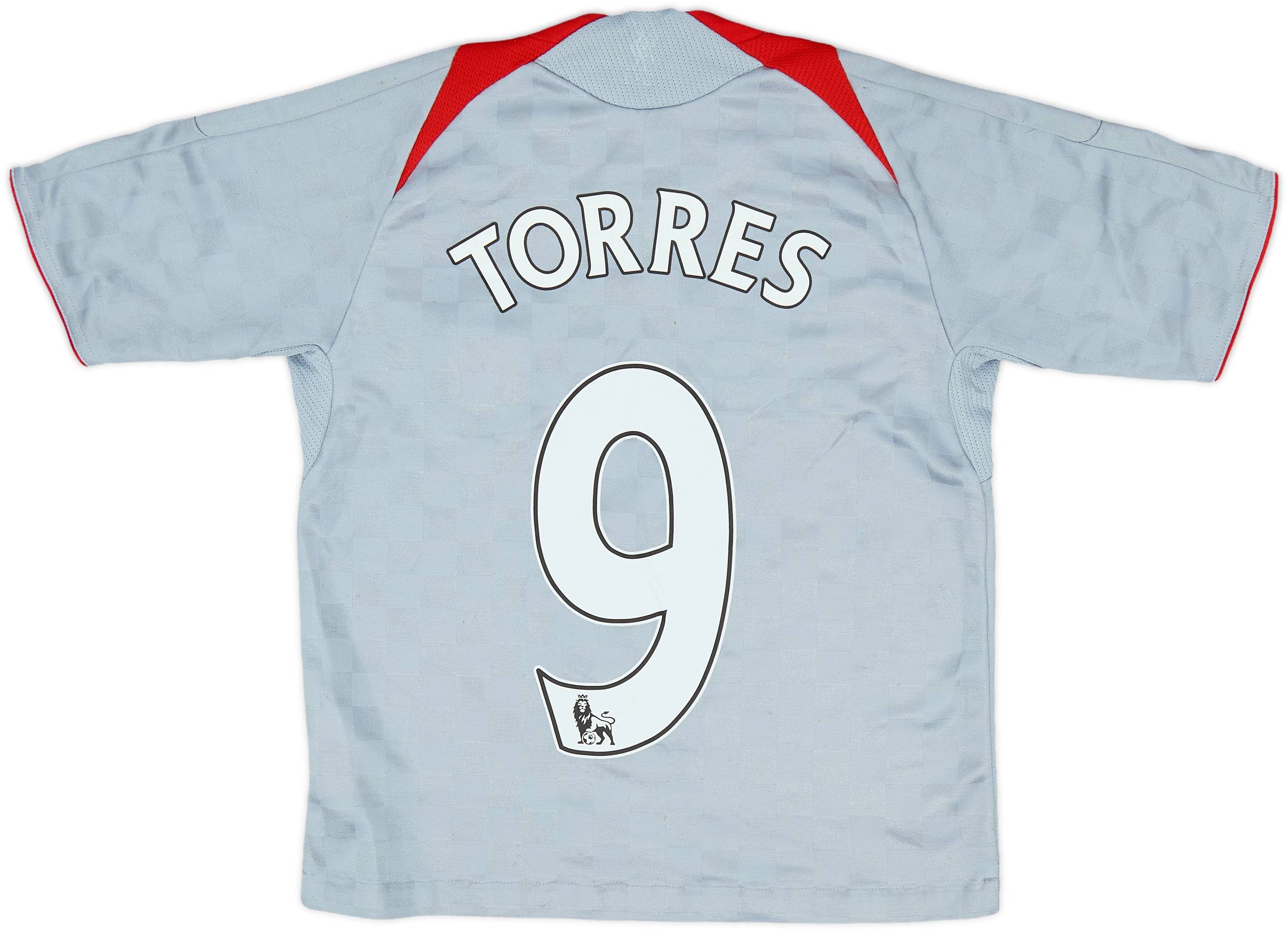 2008-09 Liverpool Away Shirt and Shorts Torres #9 - 9/10