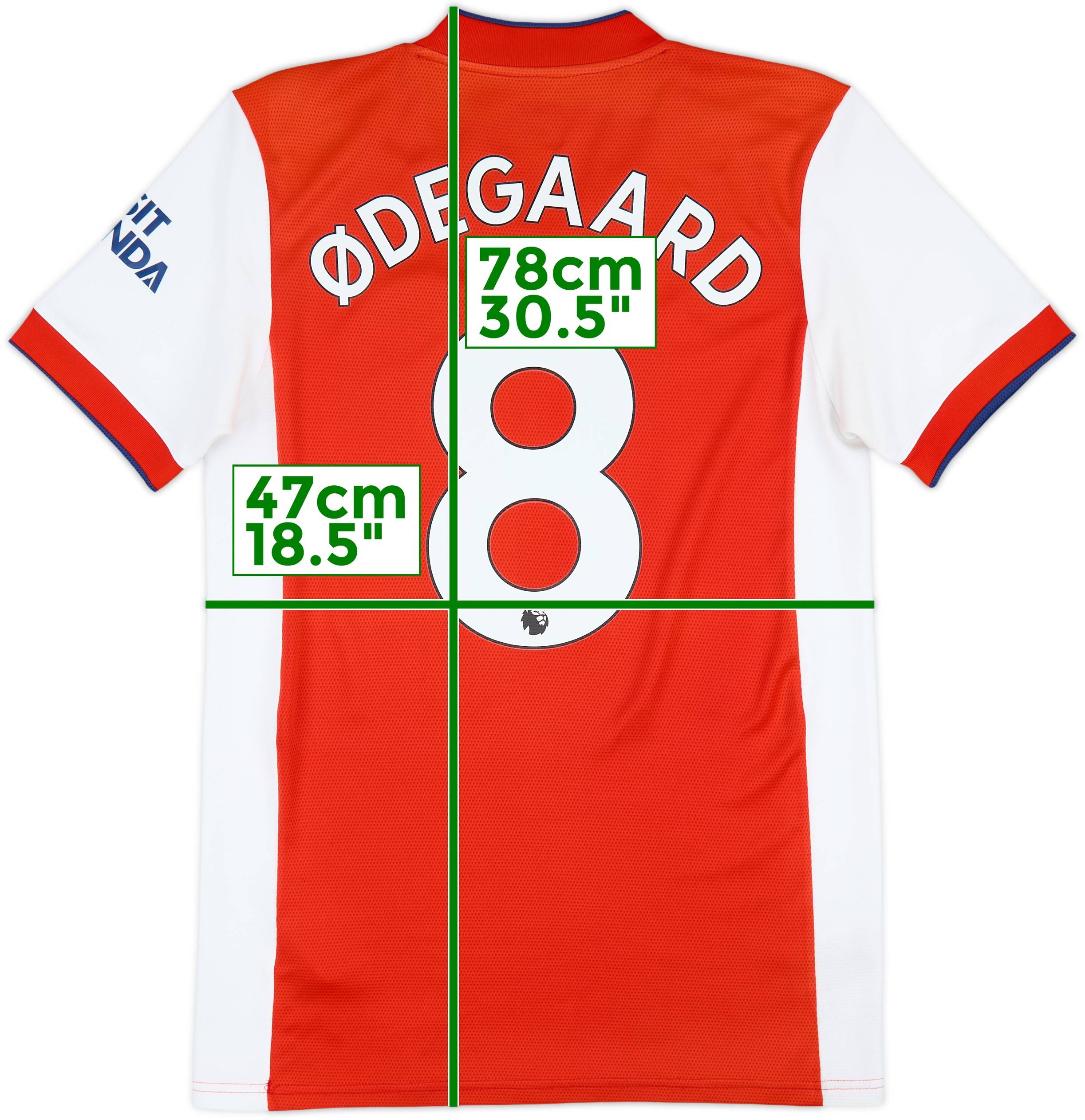 アーセナル ØDEGAARD 8 シャツ　NIKE プーマ Martin Ødegaard #8 Arsenal FC 24/25 Jersey - JP L (US S-M