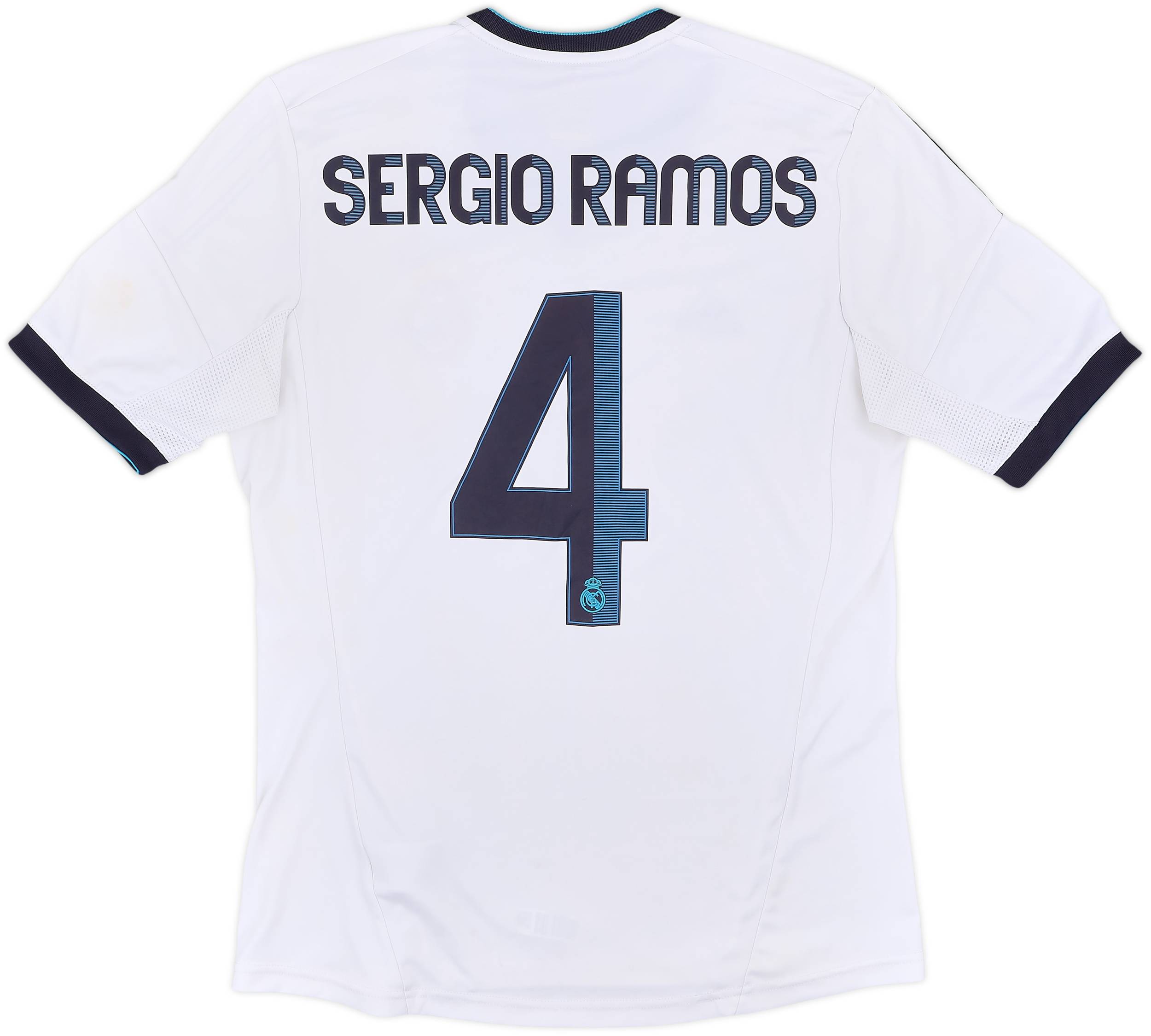 2012-13 Real Madrid Home Shirt Sergio Ramos #4 - 8/10 - (M)