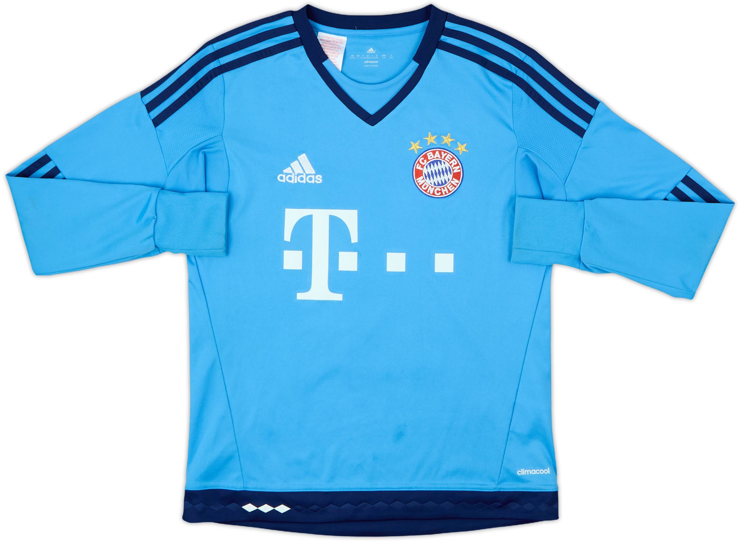 2015-16 Bayern Munich GK Shirt Neuer #1 - 8/10 - (L.Boys)