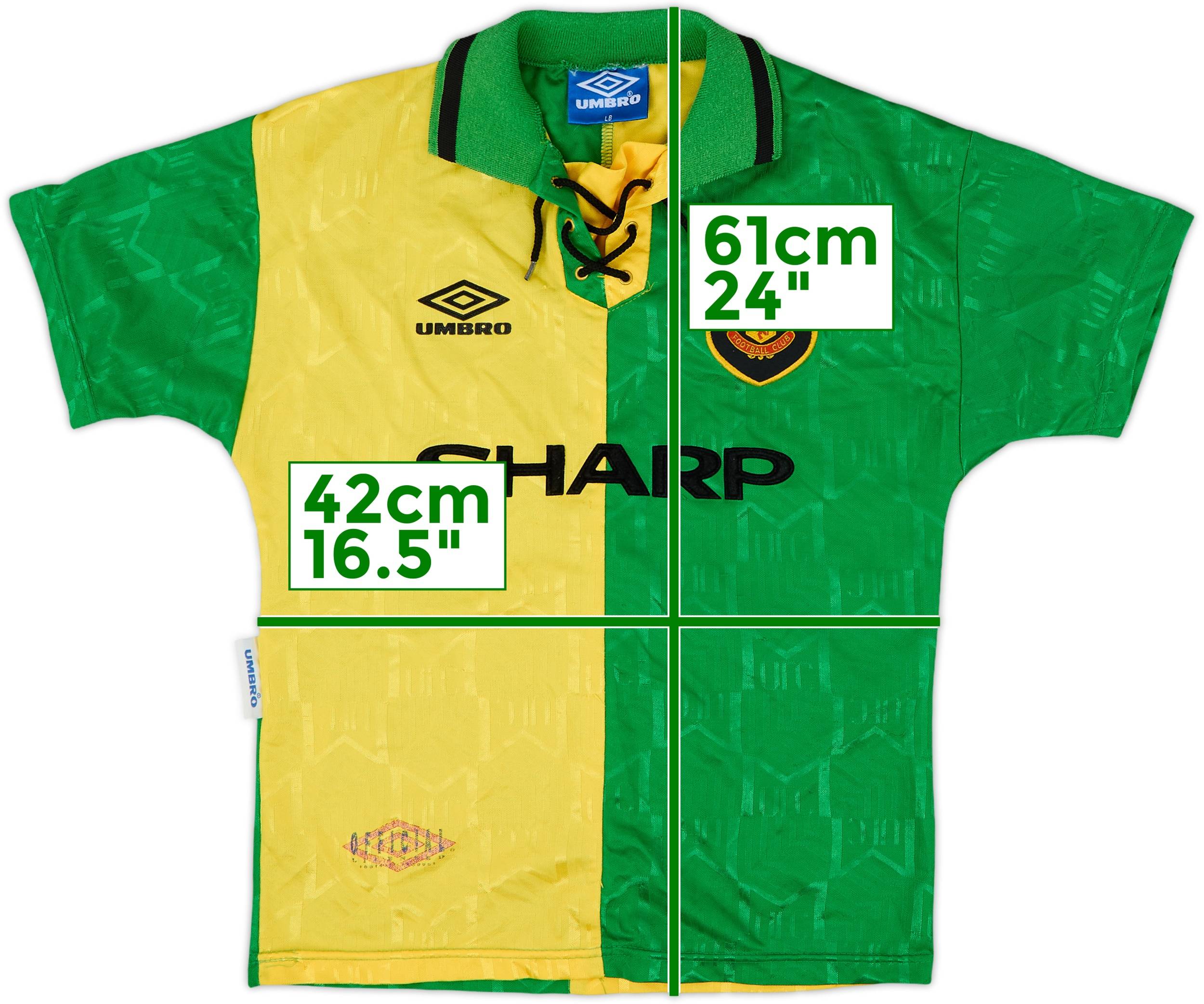 【国内即発送】 - Shirt Third United Manchester 1992-94 6/10 (L.Boys) - ウェア
