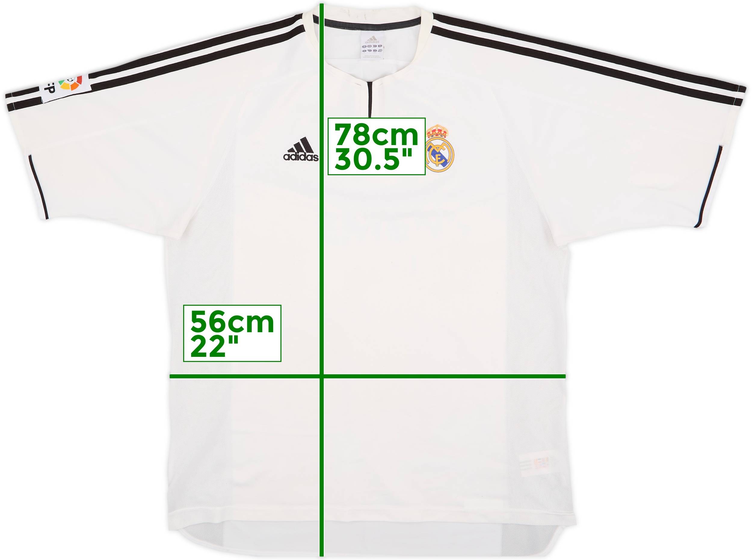 品質が完璧 - Shirt Home Madrid Real 2003-04 4/10 (L) - ウェア