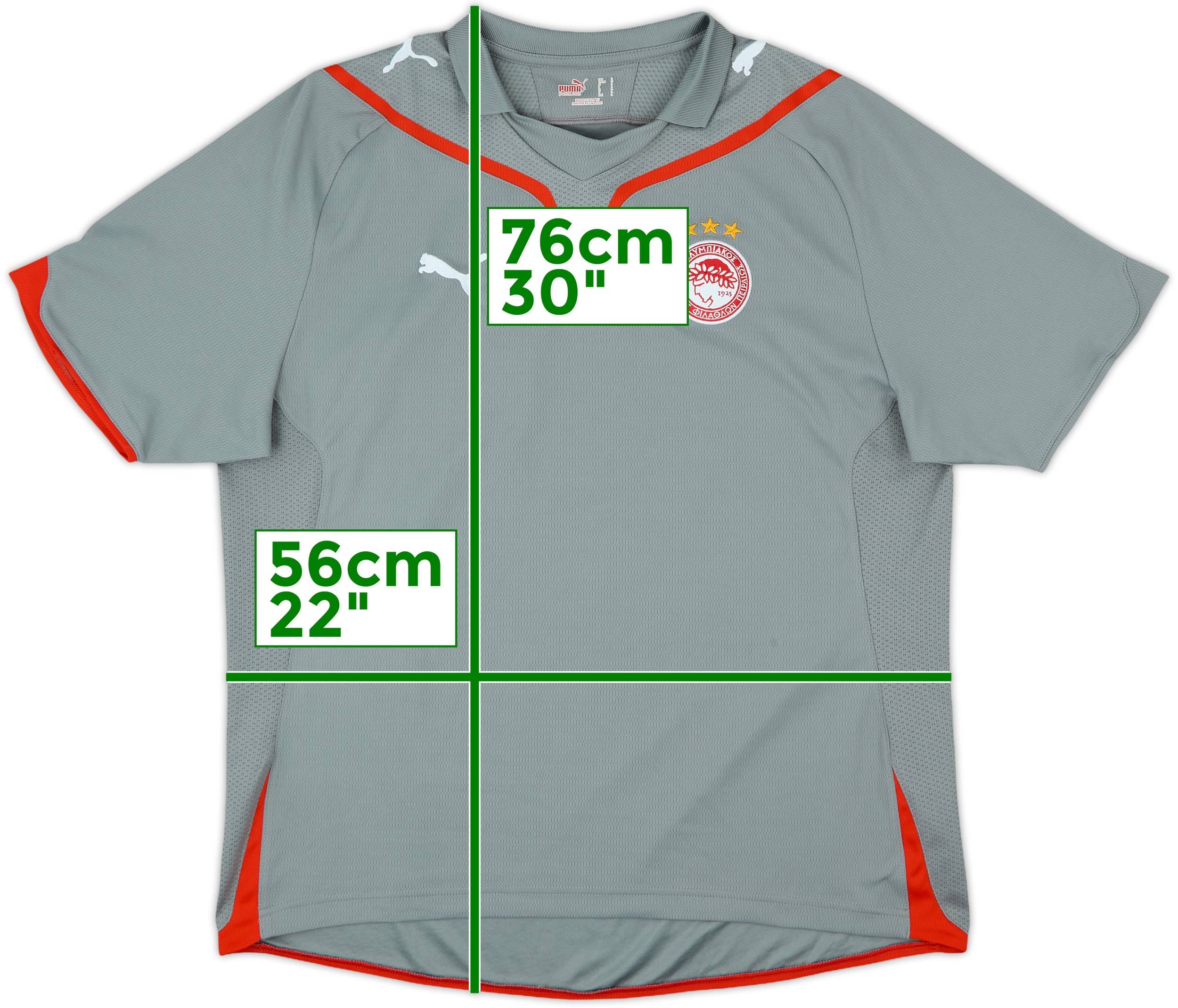 Puma サッカーシャツ OSHIHA 10 2009-10 Olympiakos Third Shirt - 8/10 - (L)