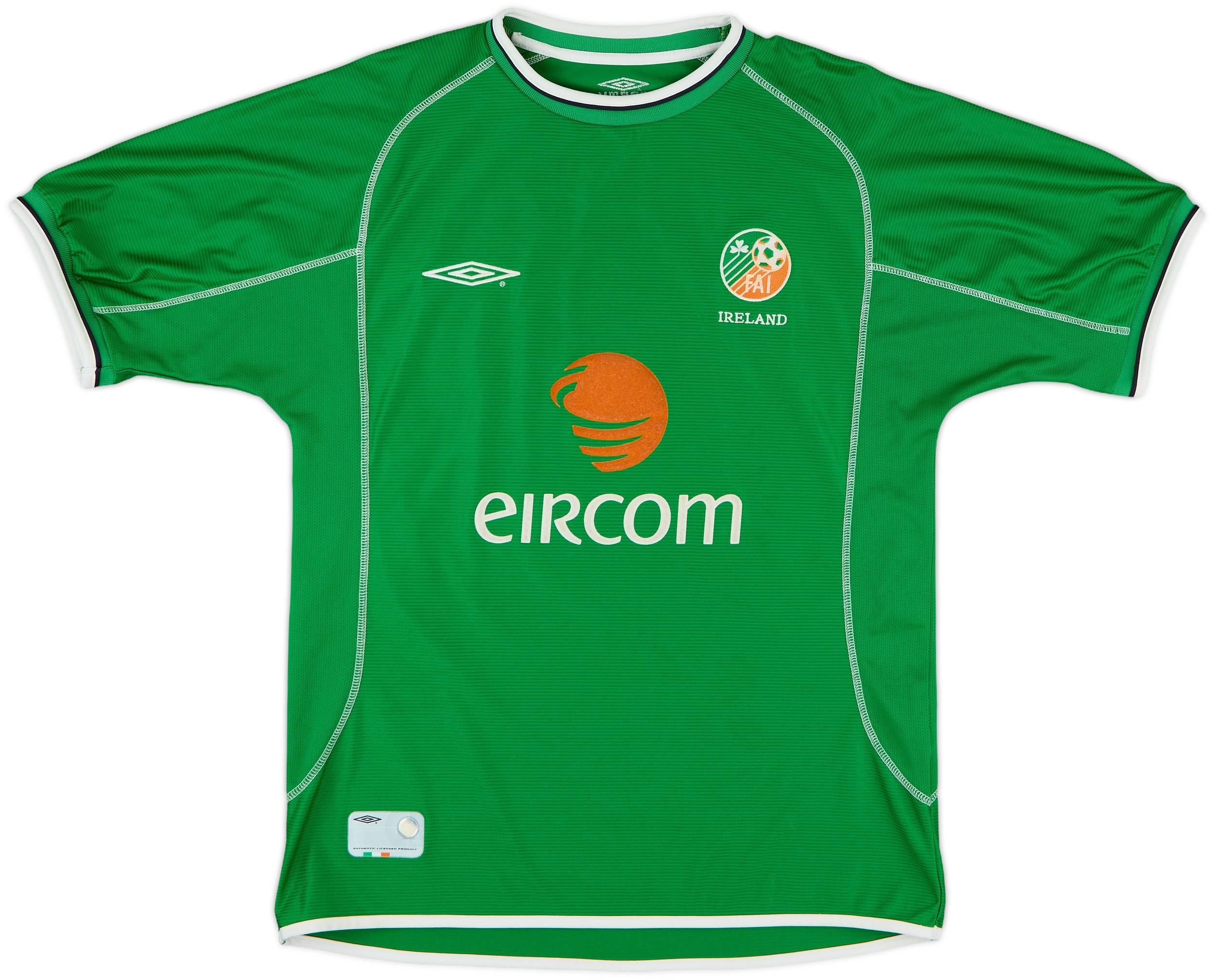 2002-03 Ireland Home Shirt Keane #6 - 8/10 - (M)