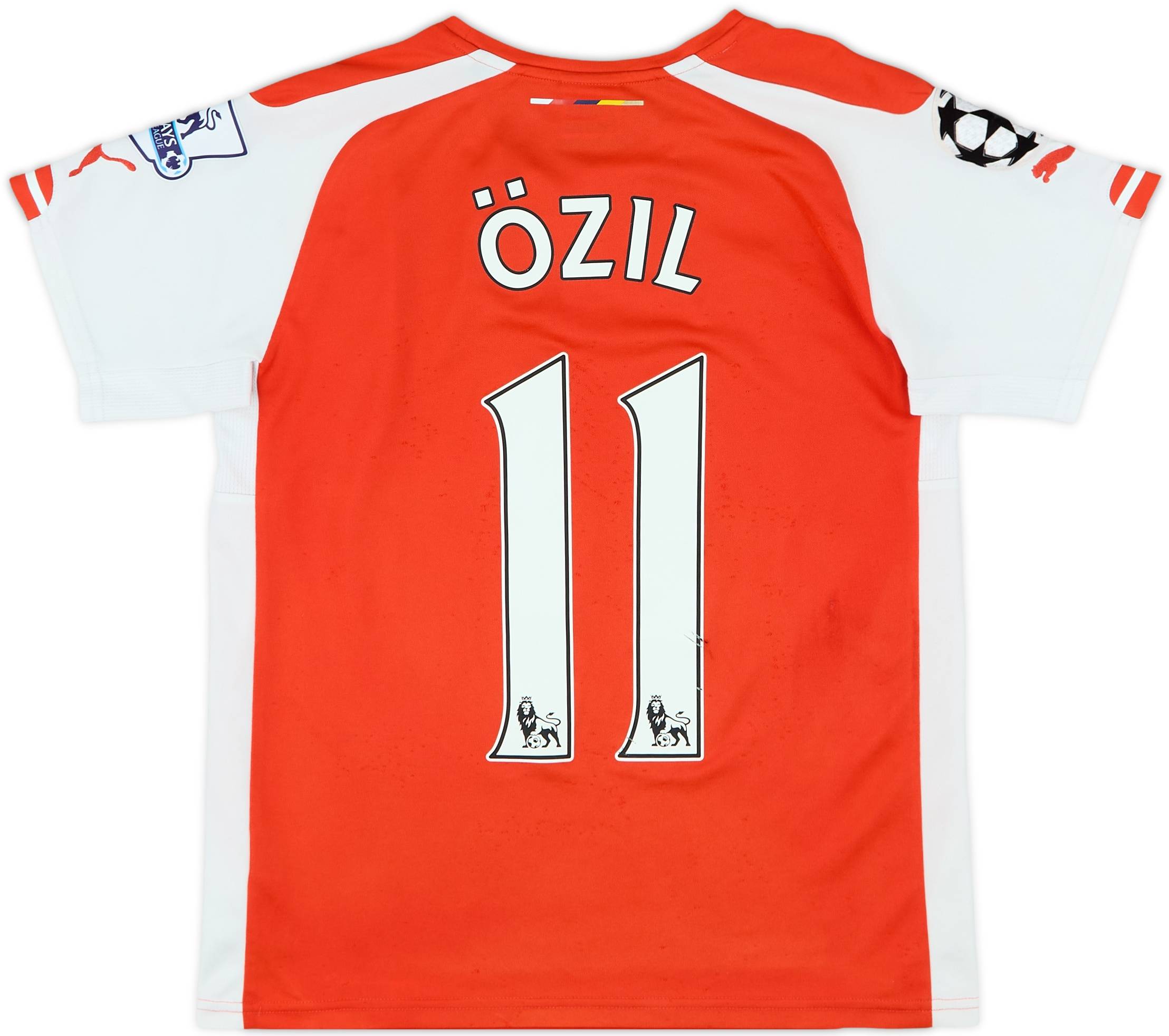 2014-15 Arsenal Home Shirt Ozil #11 - 6/10 - (XL.Boys)