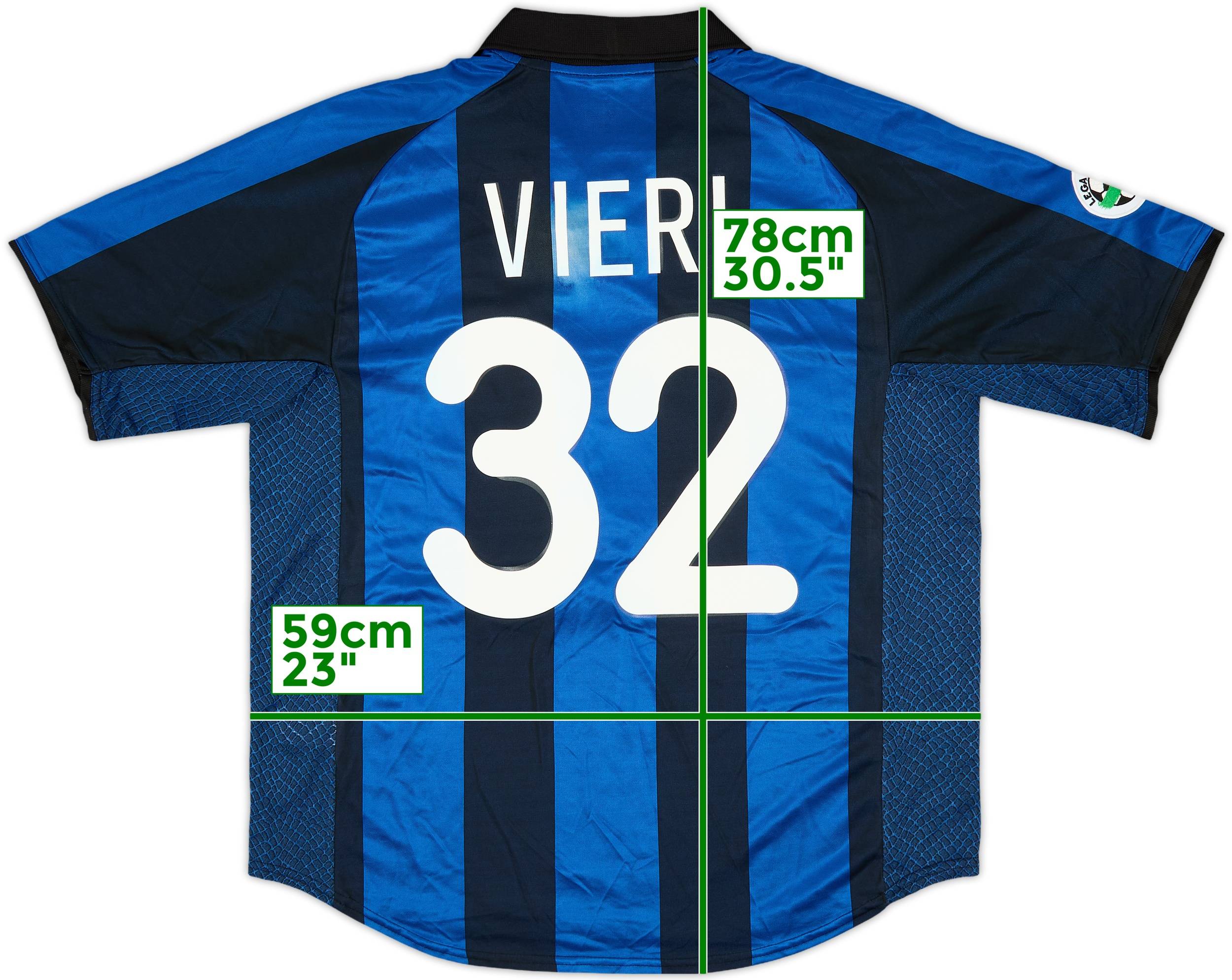 2003-04 Inter Milan Home Shirt Vieri #32 (XXL)