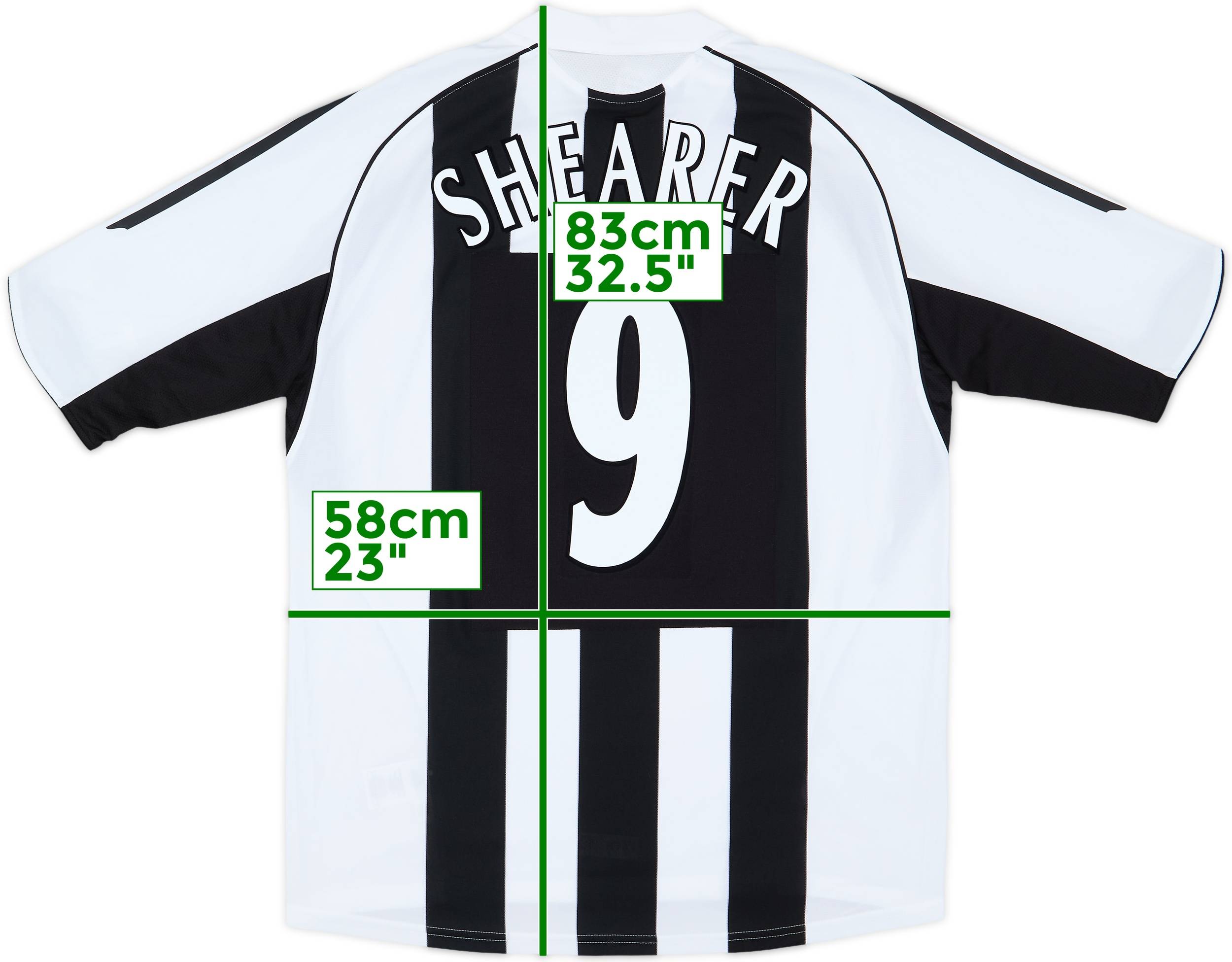 1999/00 SHEARER #9 Newcastle United Vintage adidas Football