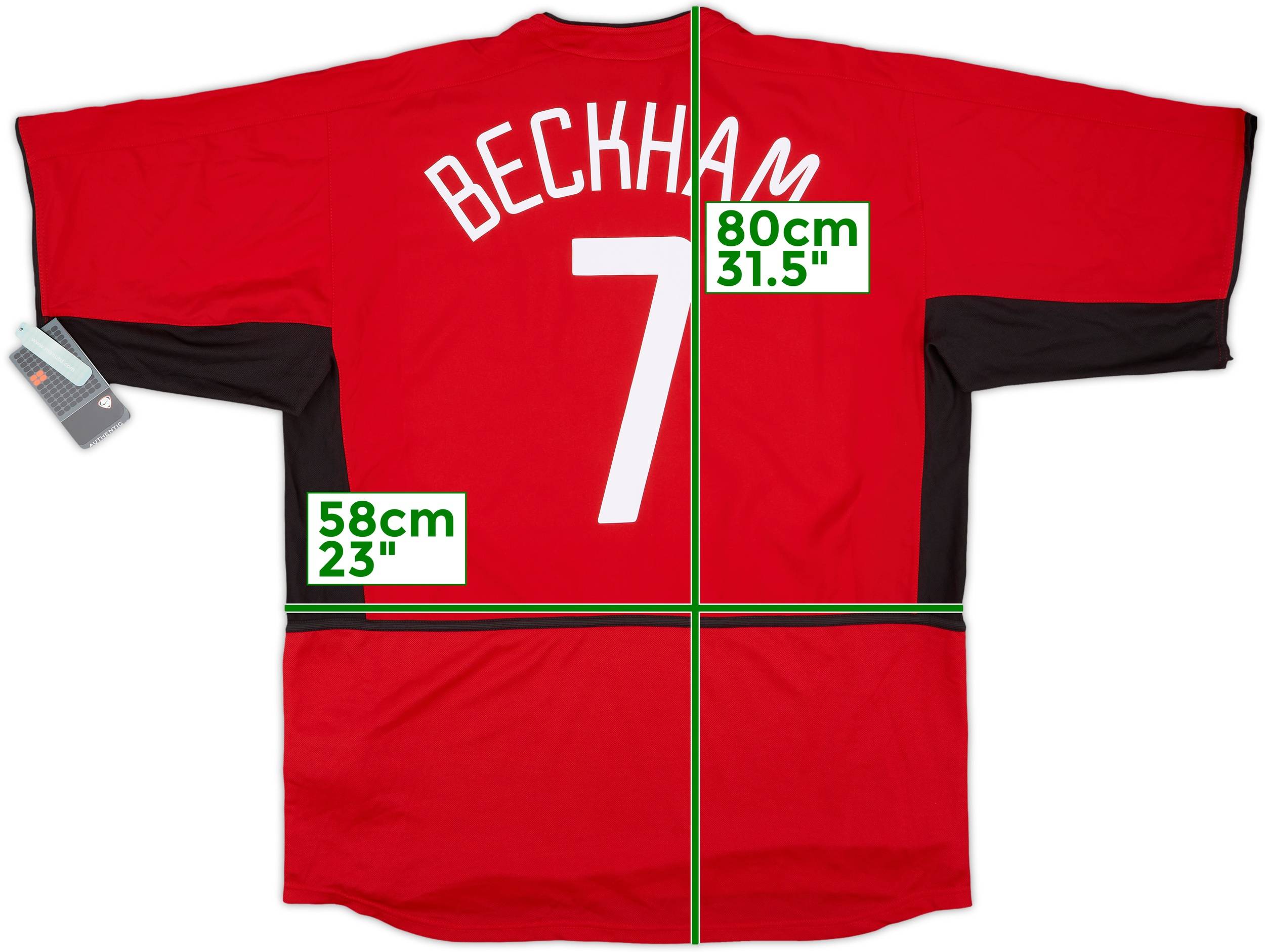 David Beckham #7 Jersey Manchester United Football Shirt