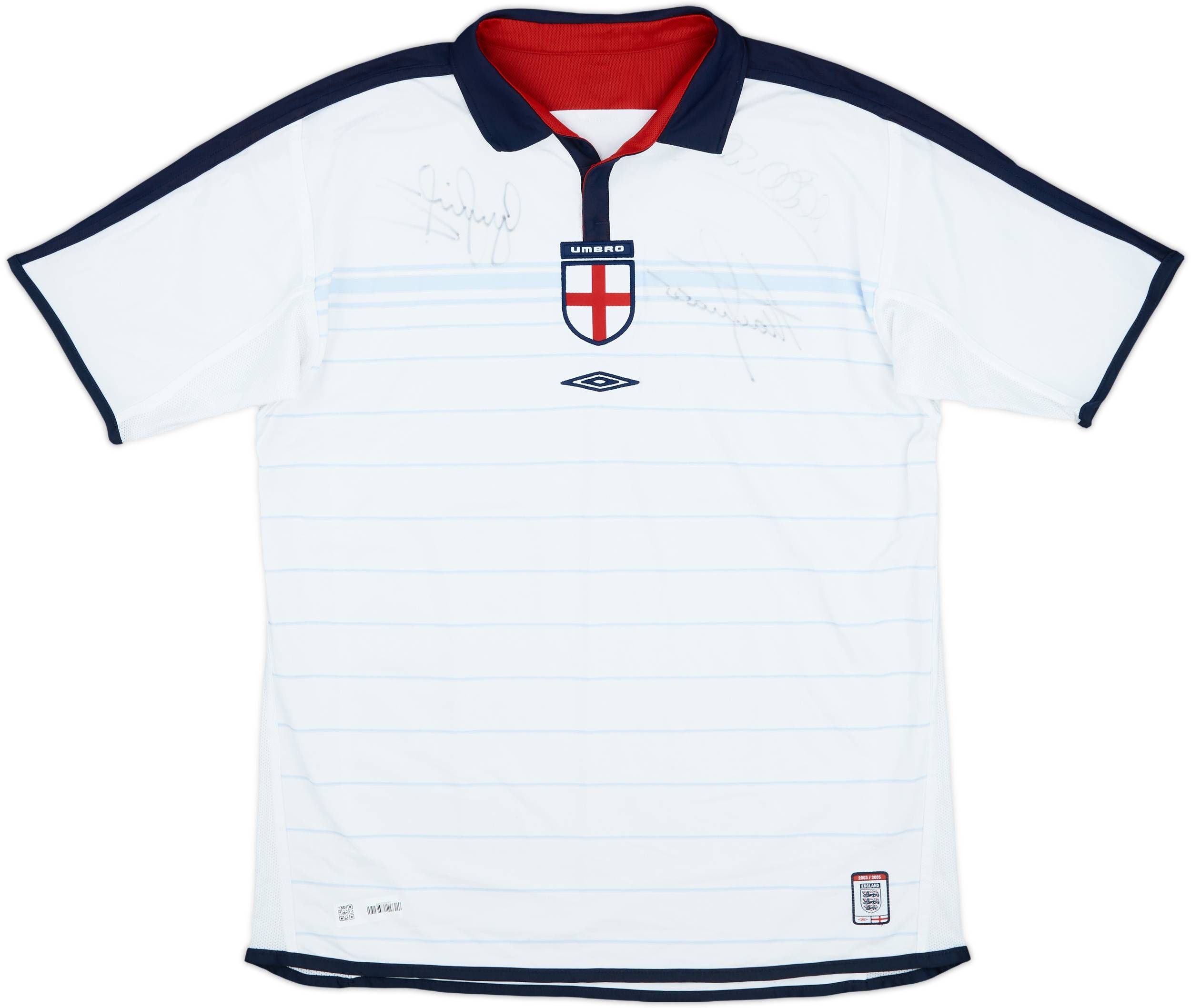 ENGLAND 2003 2005 HOME FOOTBALL SHIRT SOCCER JERSEY TWO