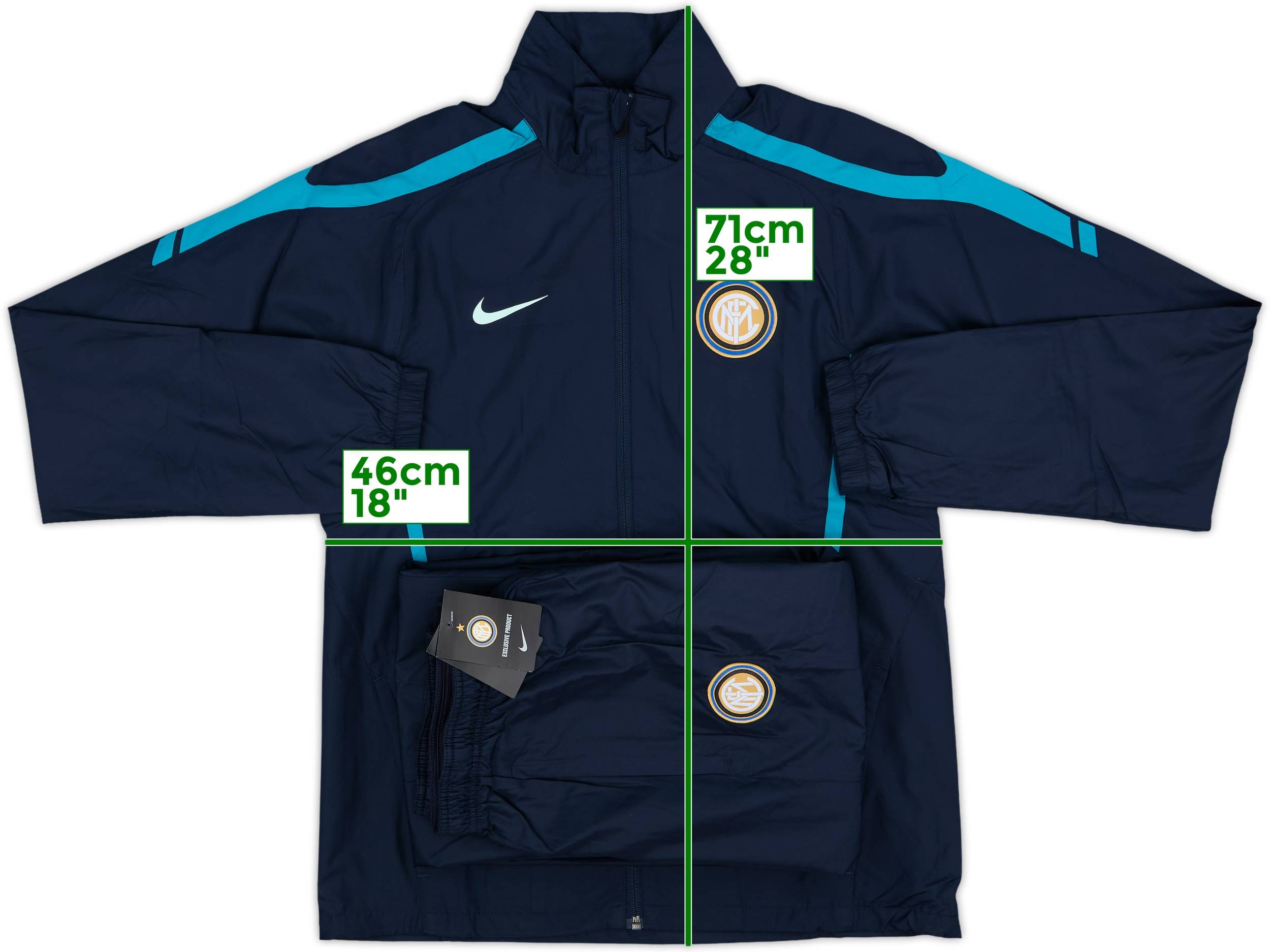 2010-11 Inter Milan Nike Tracksuit (S)