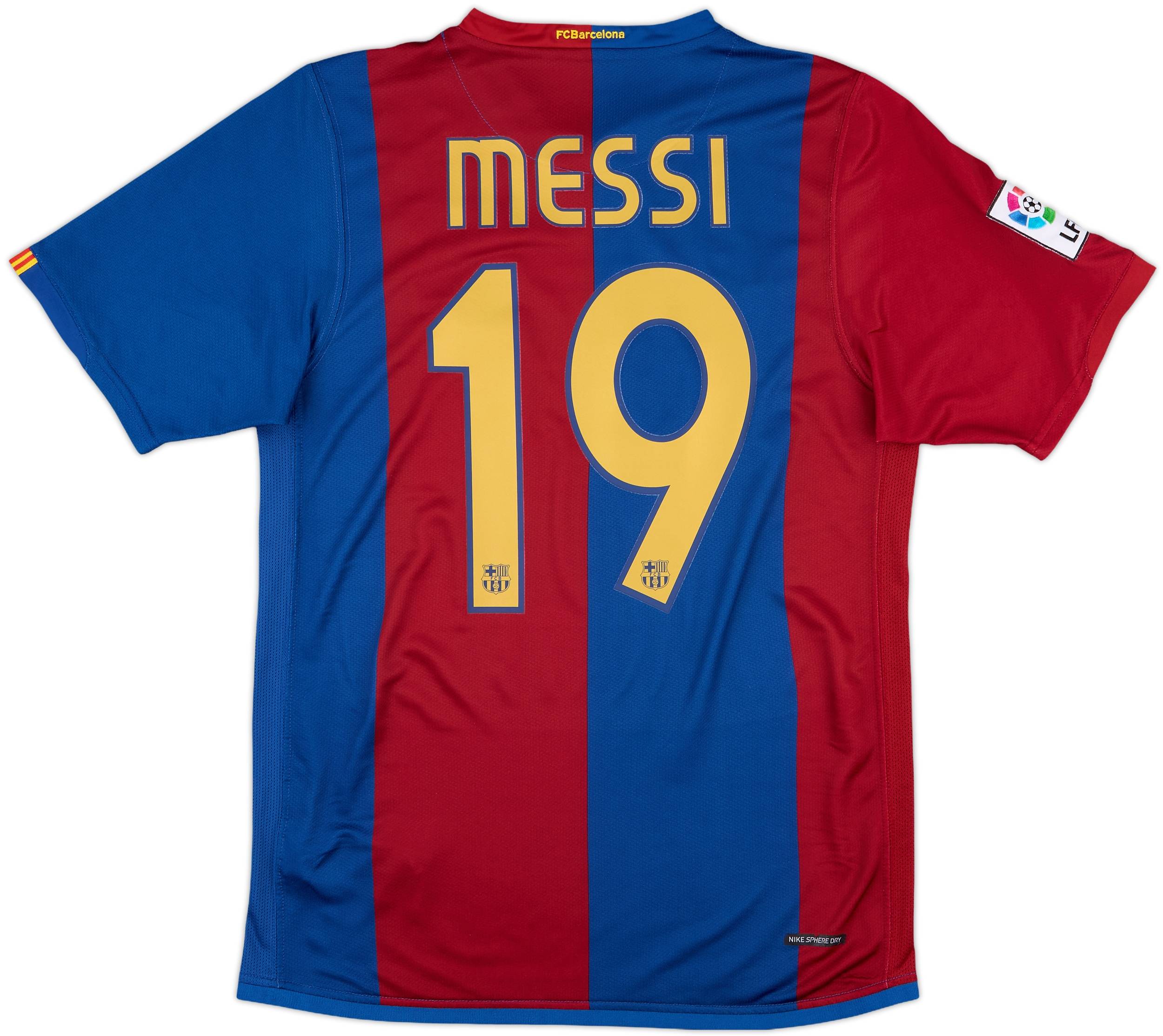 2006-07 Barcelona Home Shirt Messi #19 - 8/10 - (S)
