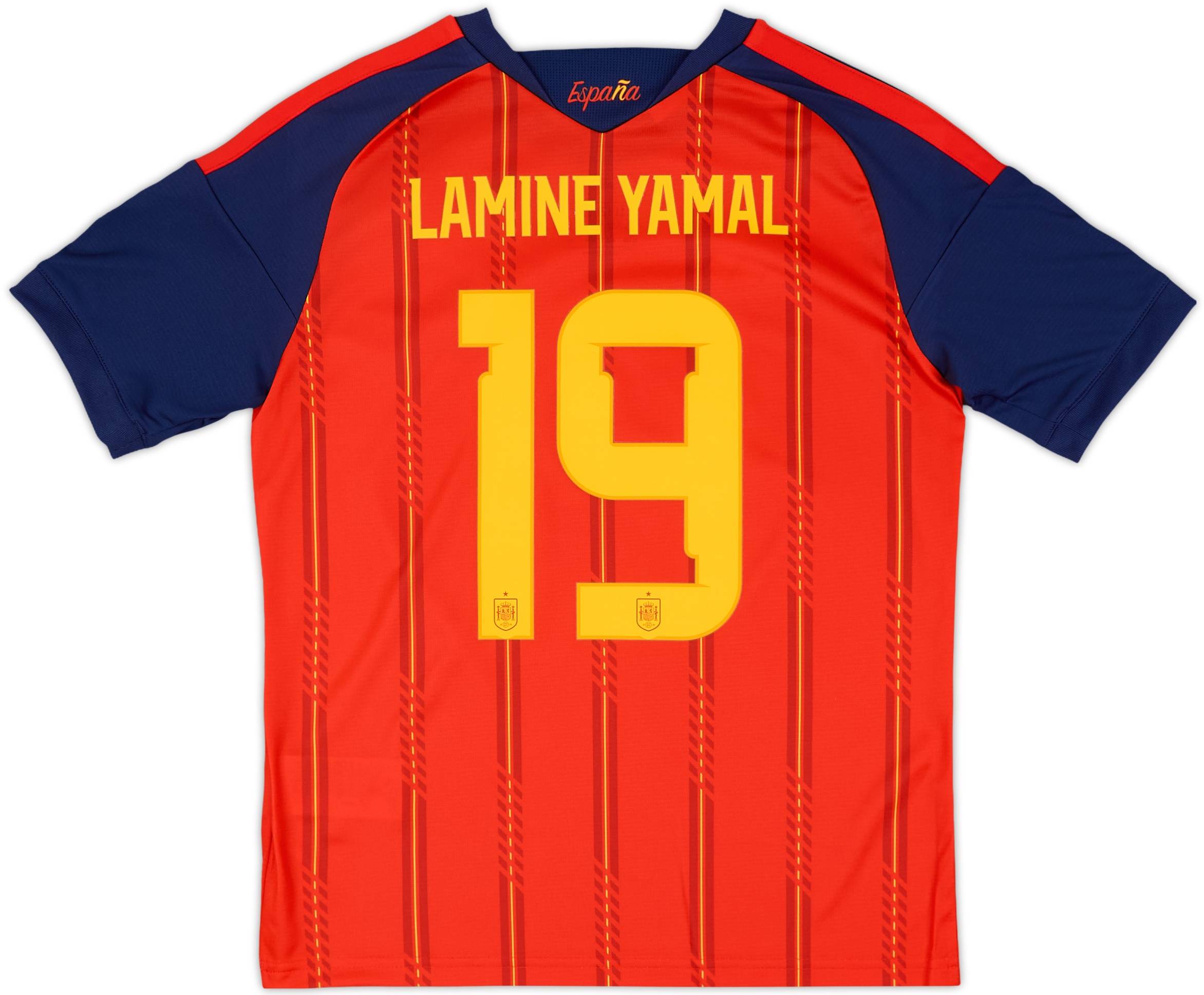 2026-27 Spain Home Shirt Lamine Yamal #19 (KIDS)