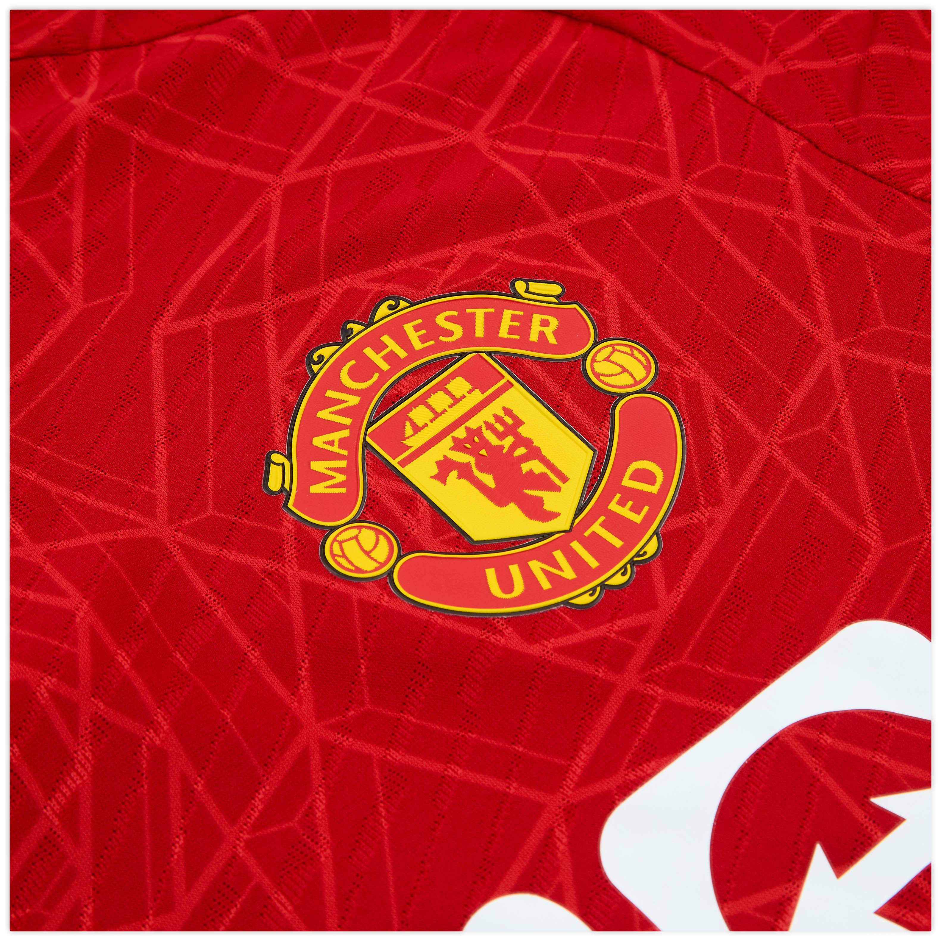 2023-24 Manchester United Authentic Home L/S Shirt