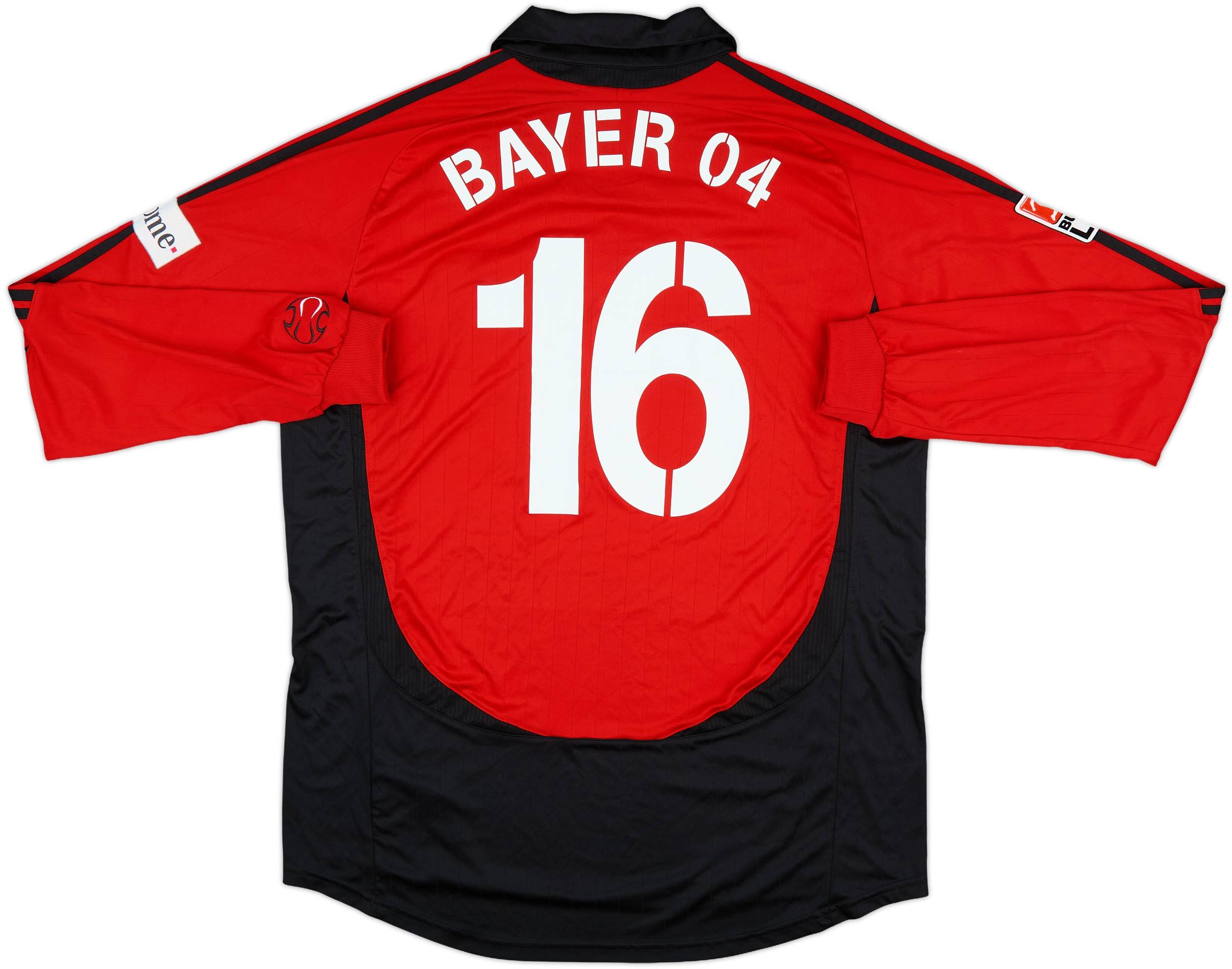 品揃え豊富で 2007-08 Bayer Leverkusen Match Issue Home L/S Shirt #16 ウェア