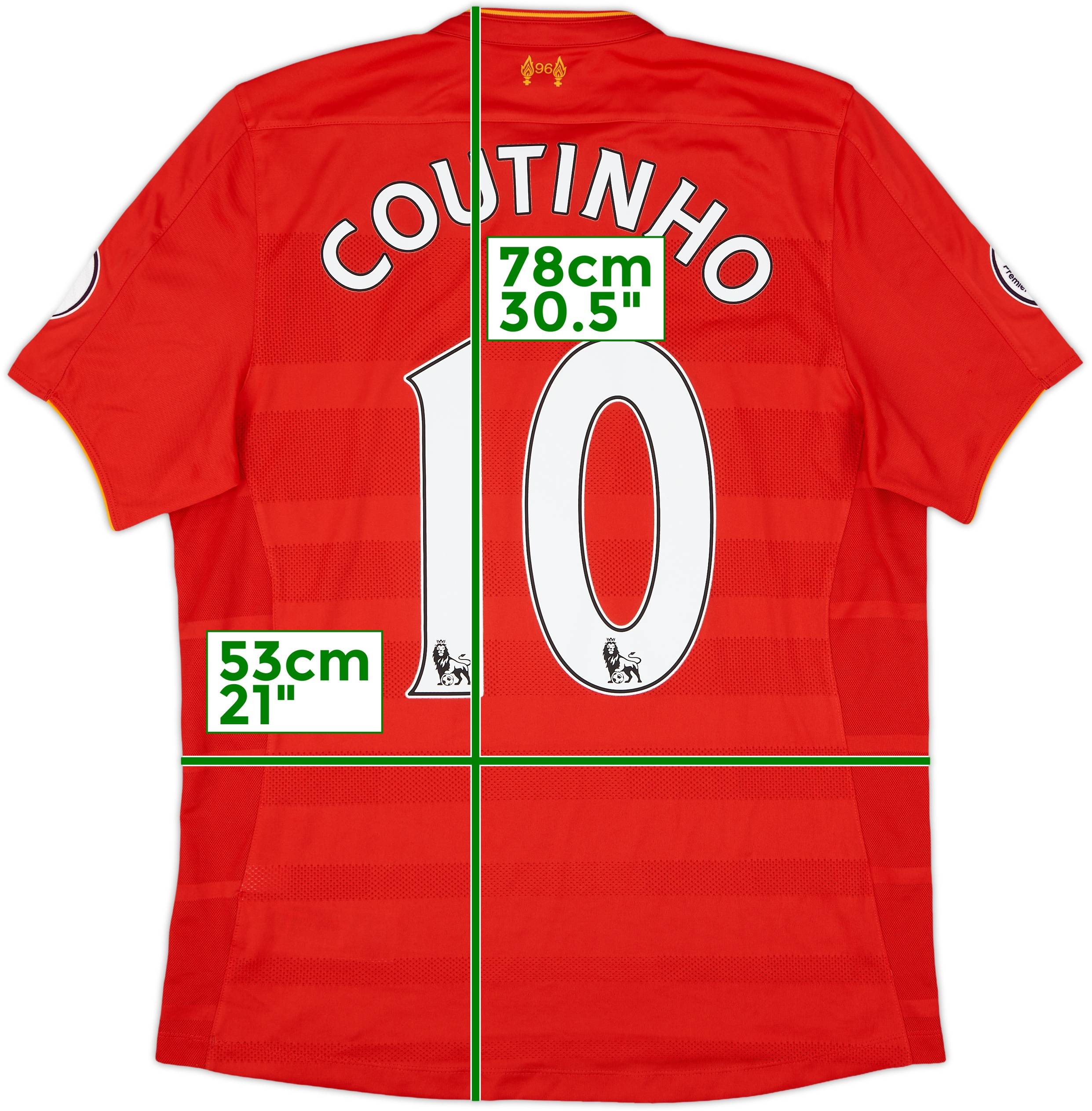リヴァプール COUTINHO 10番 シャツ Mサイズ - メルカリ