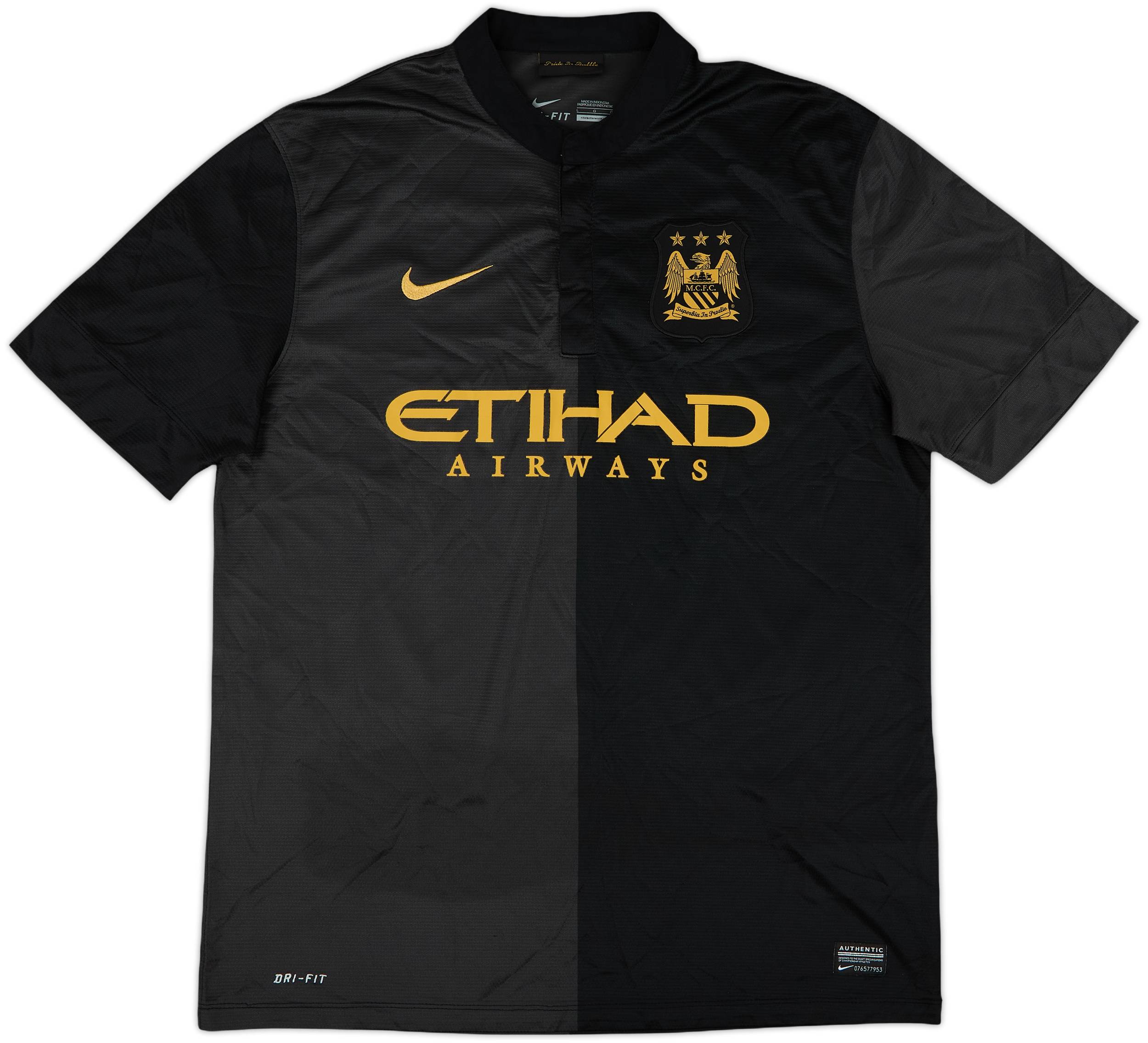 2012-13 Manchester City Away Shirt Silva #21 (XXL)