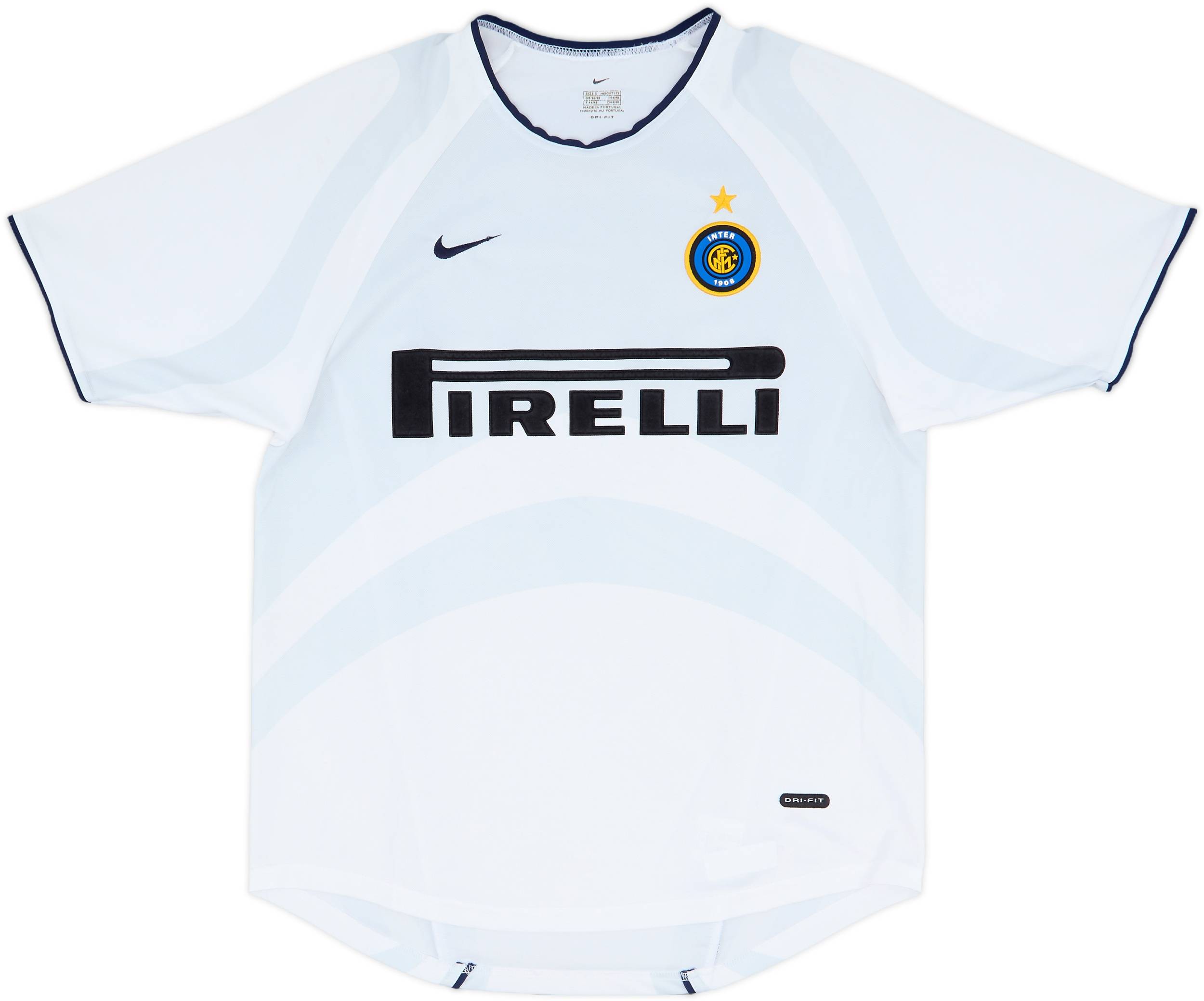 【後払い手数料無料】 2001-02 Inter Milan Away Shirt Ronaldo #9 - 9/10 - (S) トップス