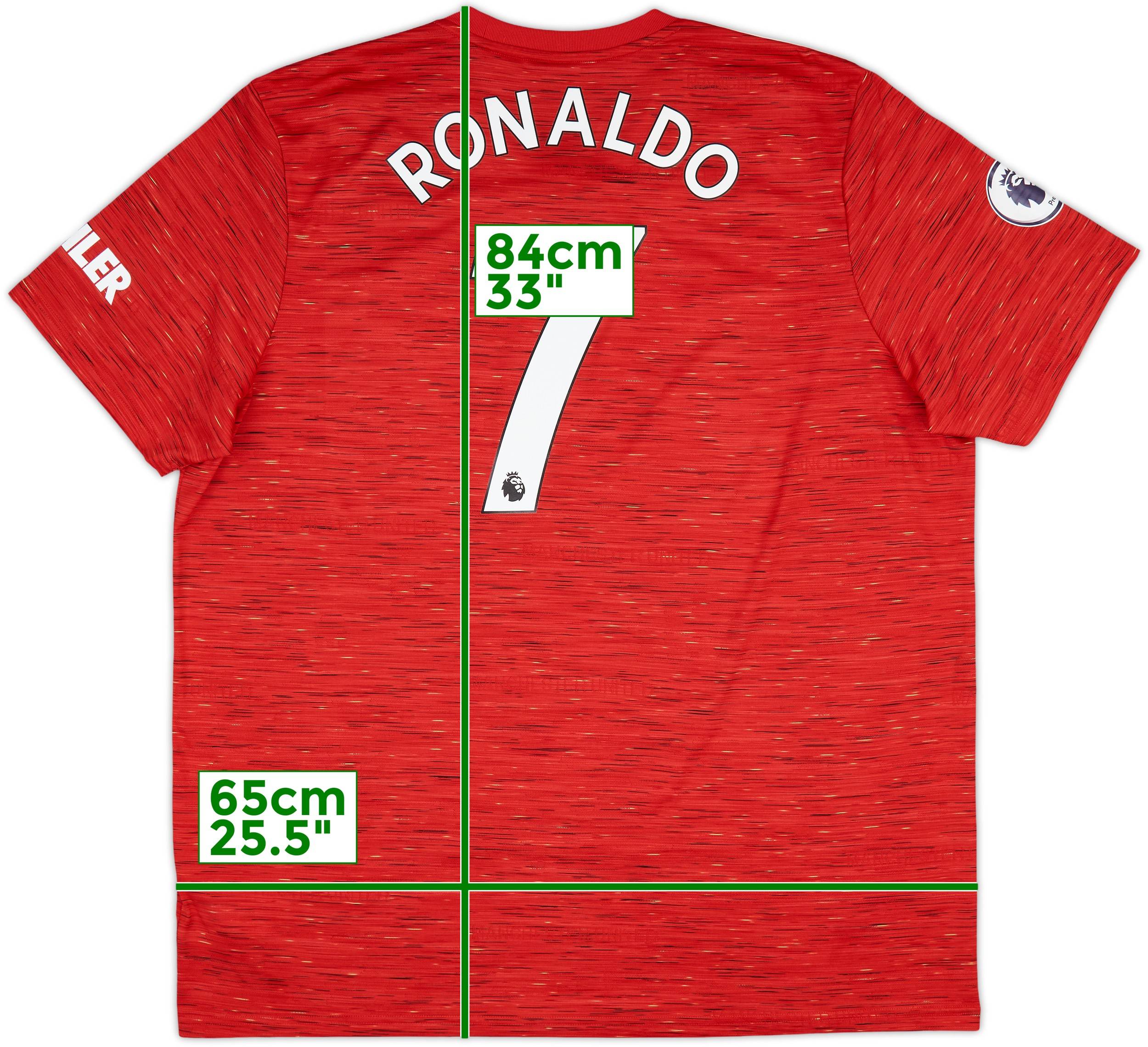 2020-21 Manchester United Home Shirt Ronaldo #7 - 8/10 - (XXL)