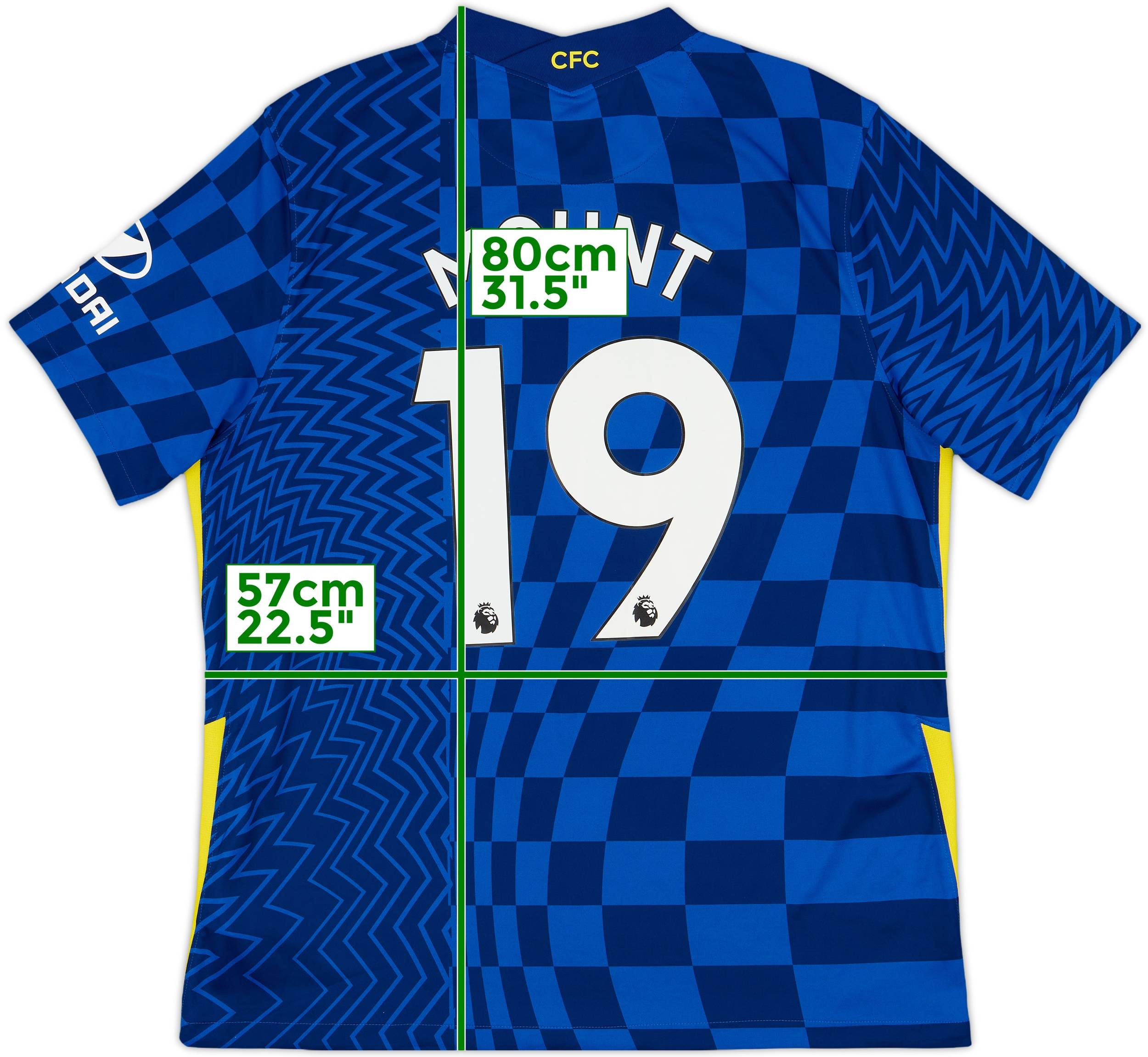 Chelsea FC MOUNT 19番シャツ 2021-22 Chelsea Home Shirt Mount #19 - 9/10 - (XL)