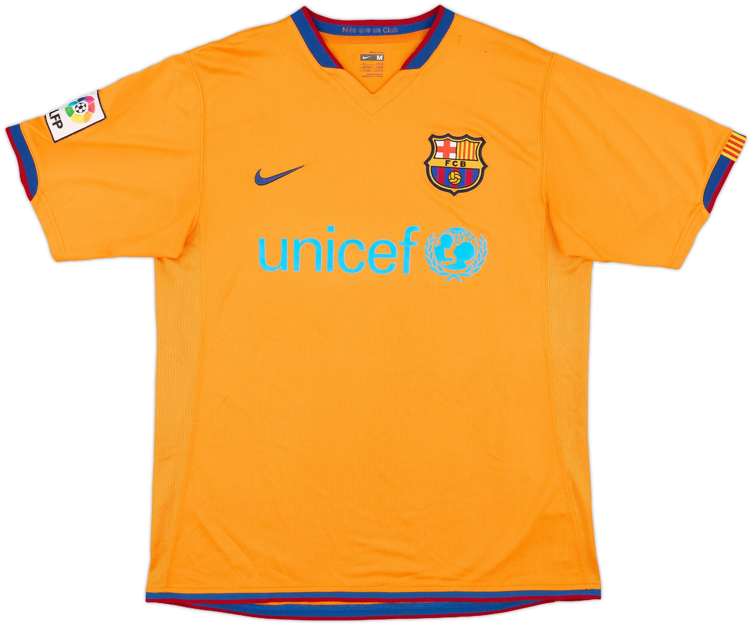 2006-08 Barcelona Away Shirt Ronaldinho #10 - 8/10 - (M)