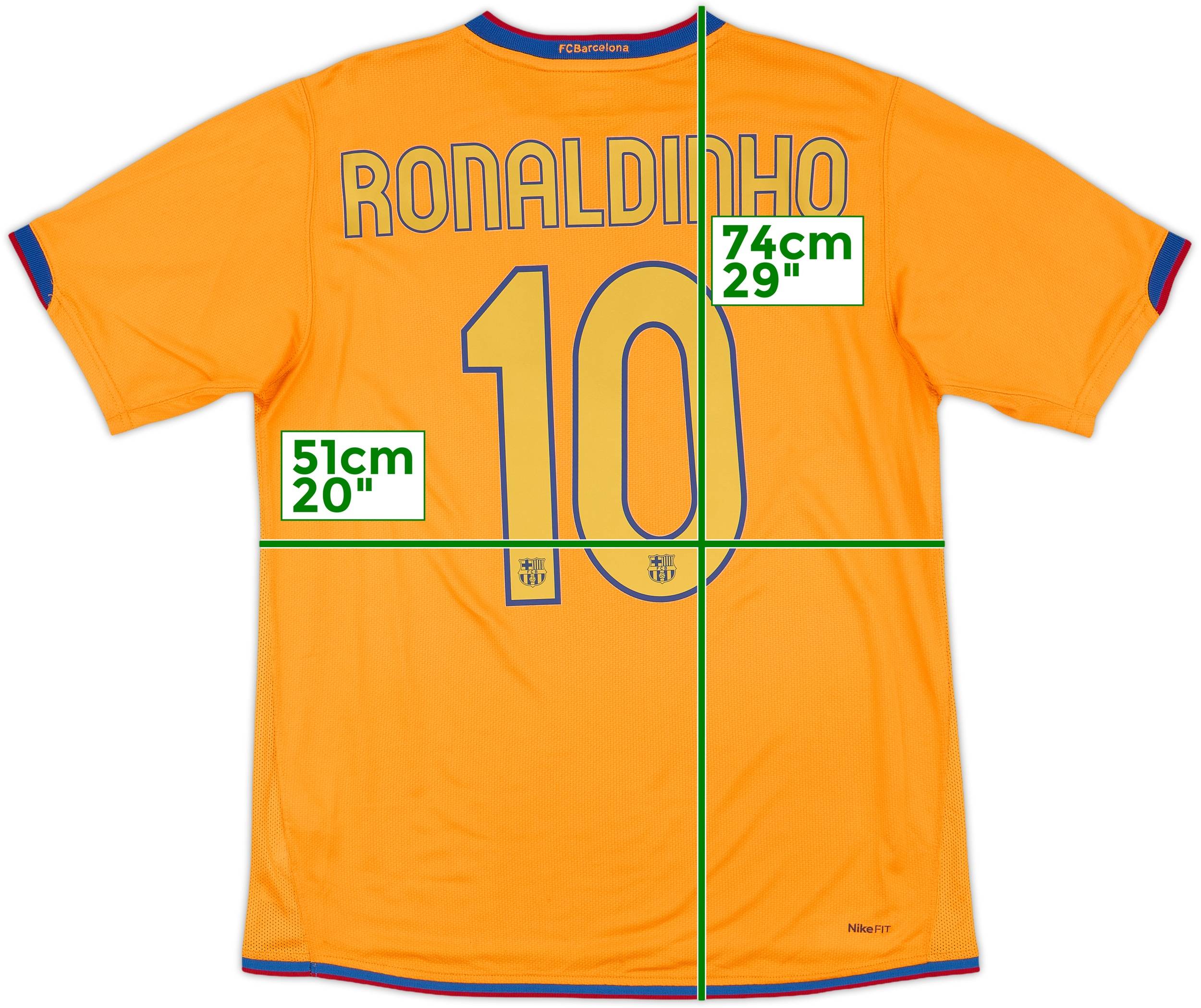 Ronaldinho #10 Barcelona Home Jersey Official Product FCB
