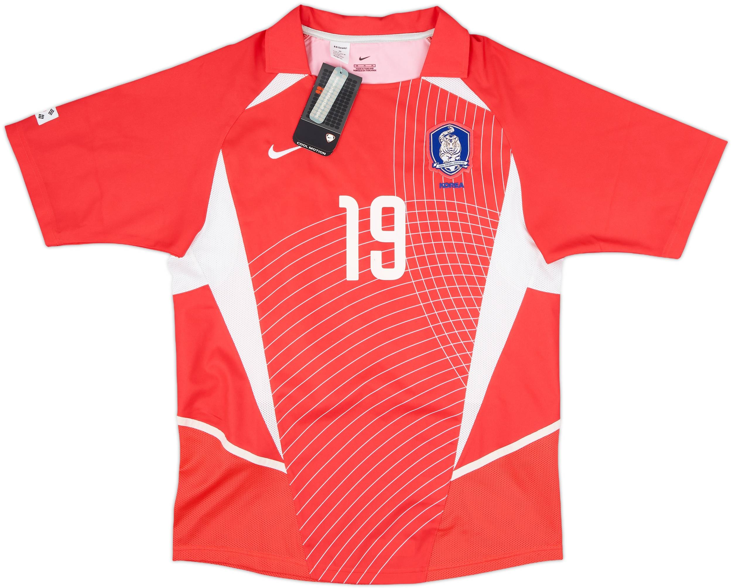 送料無料◆2025新品  Korea South 2002-03 Home (M) #19 J.H.Ahn Shirt ウェア