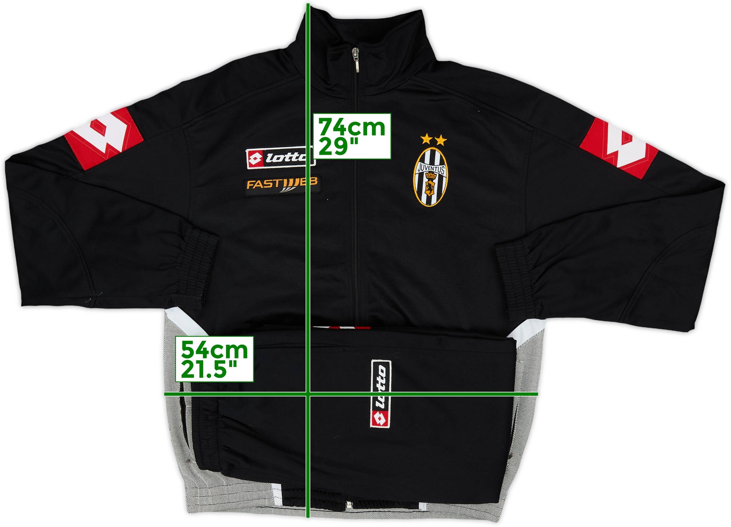 2001-02 Juventus Lotto Tracksuit - 5/10 - (M/L)