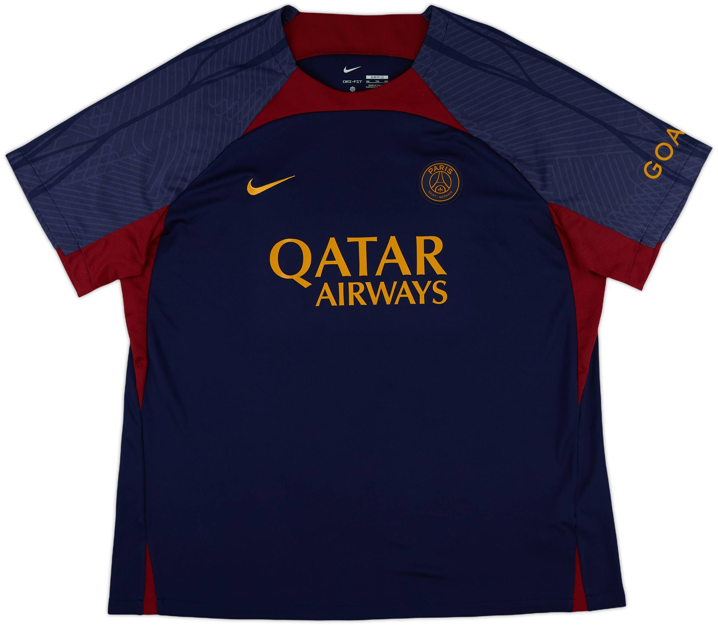 【NIKE】パリサンジェルマン2023/24 PARIS SAINT-GERMAINTシャツ 2023-24 Paris Saint-Germain Nike Training Shirt - 9/10 - (XXL)