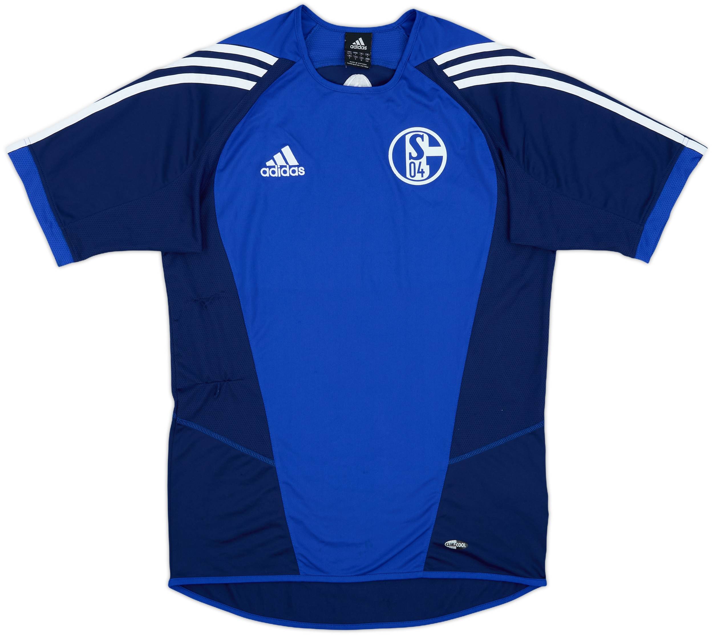 adidas FC Schalke 04 99/00ホームシャツLサイズ未使用品 2006-07 Schalke adidas Training Shirt - 8/10 - (S)