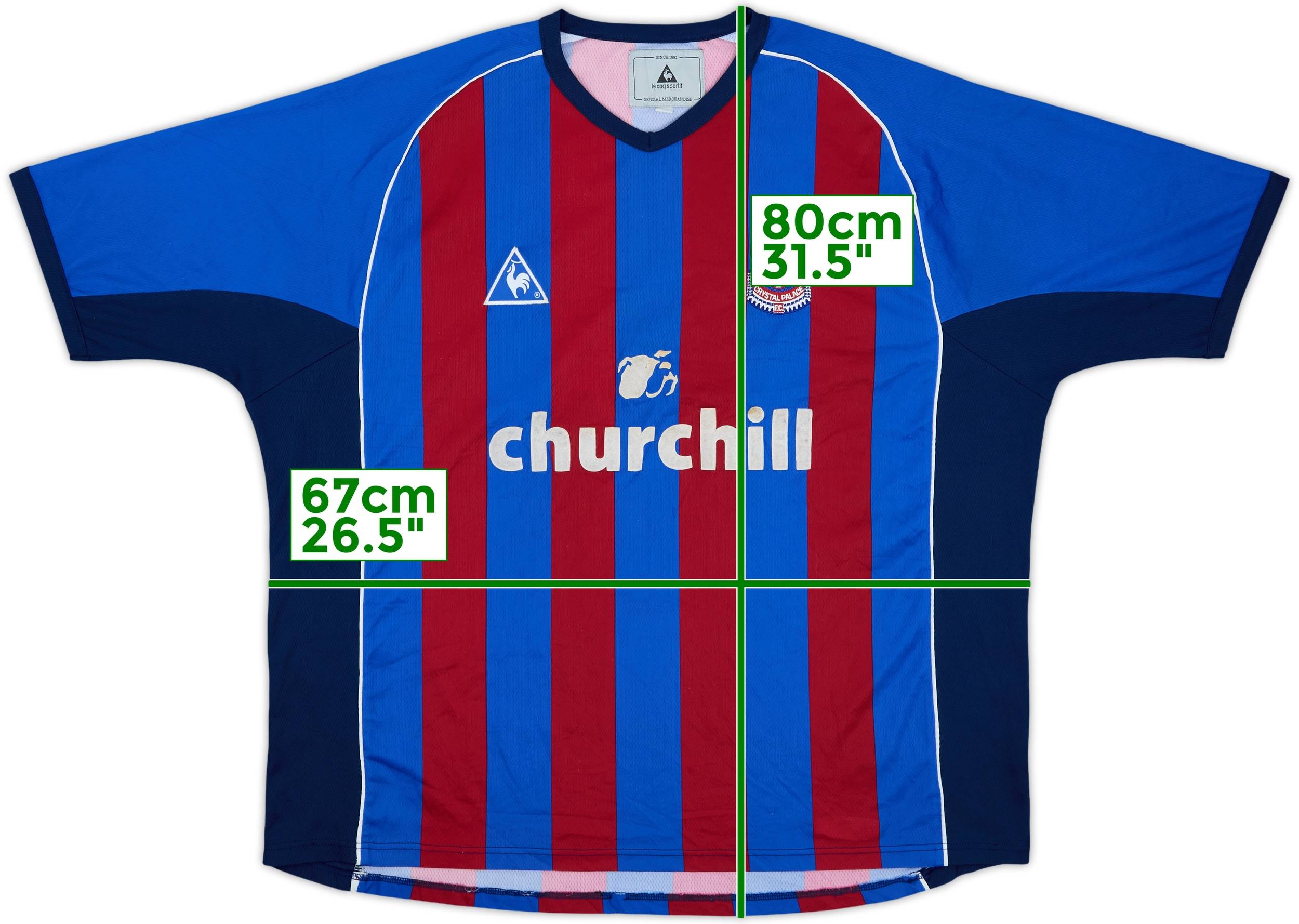 2002-03 Crystal Palace Home Shirt - 7/10 - (3XL)